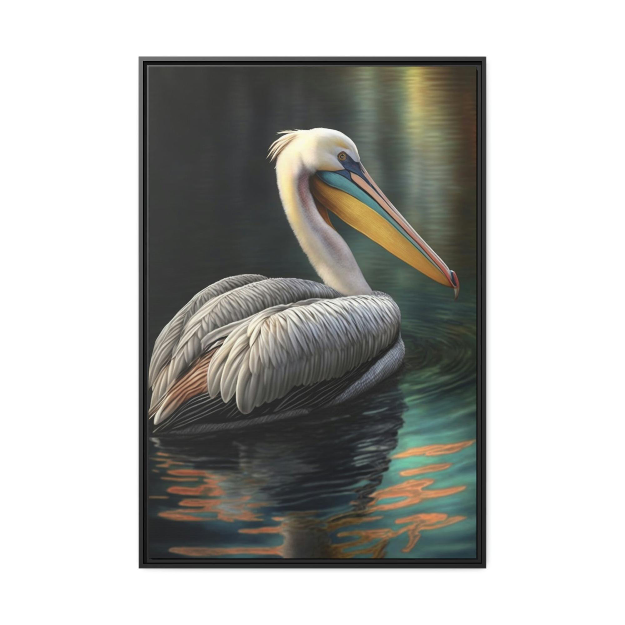 Pelicans Pelican's Perch: A Coastal Canvas Delight