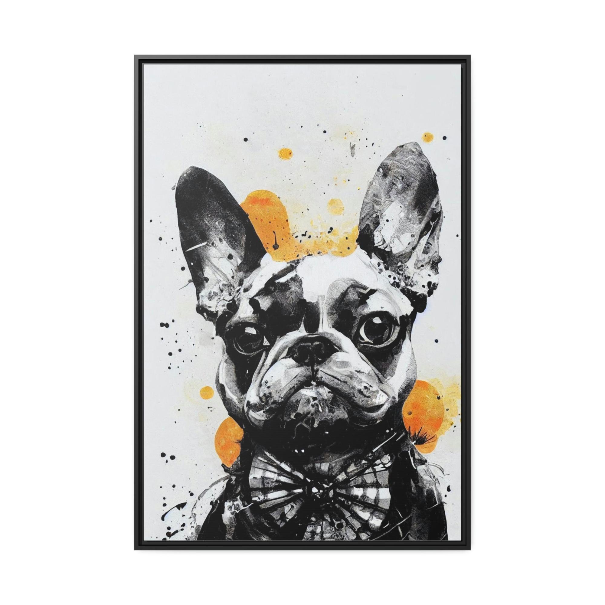 undefined Puppy Love: Wall Art of a Sweet Dog on Natural Canvas