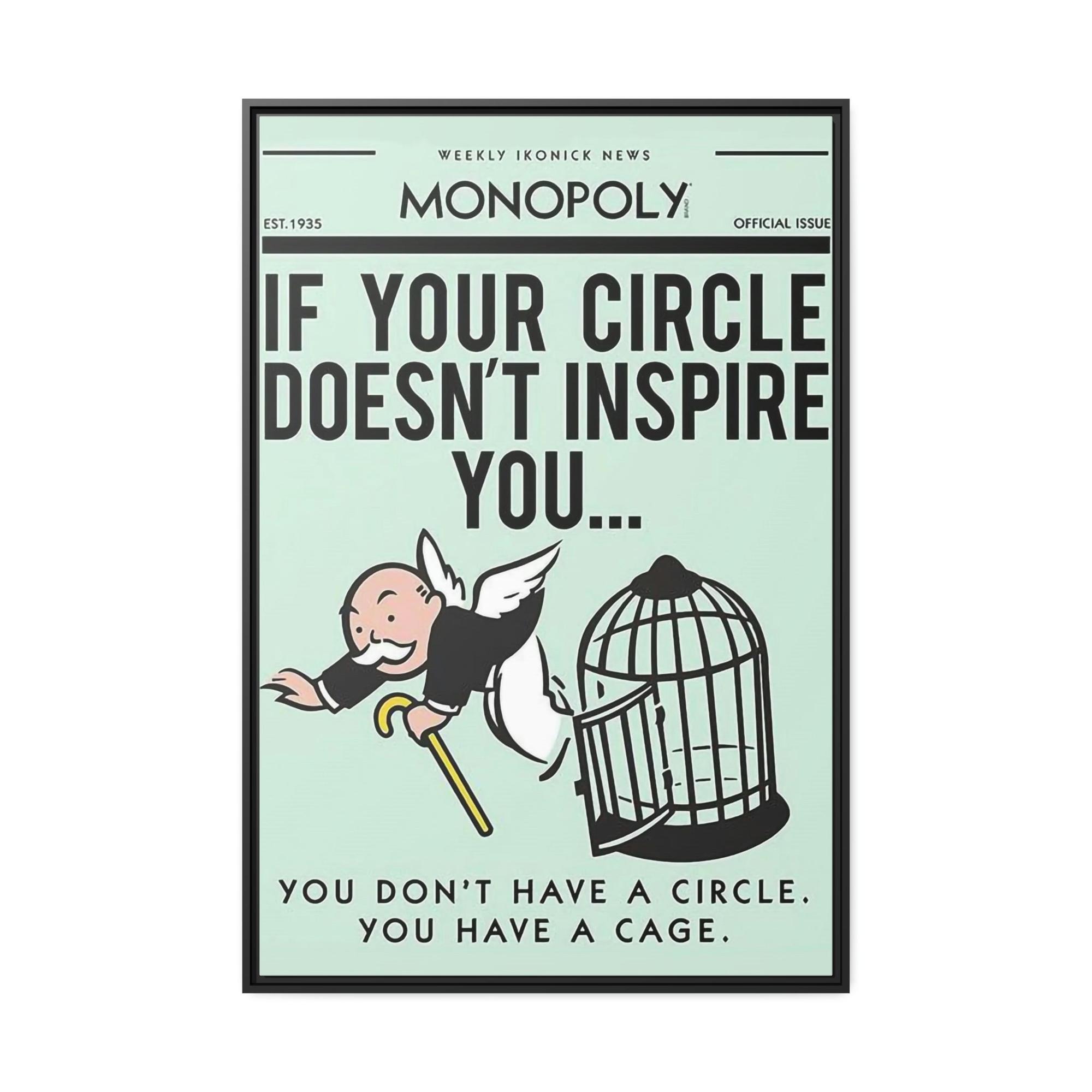 Monopoly & Motivation Colorful Quote Art: Alec Monopoly's Framed Canvas and Print Collection
