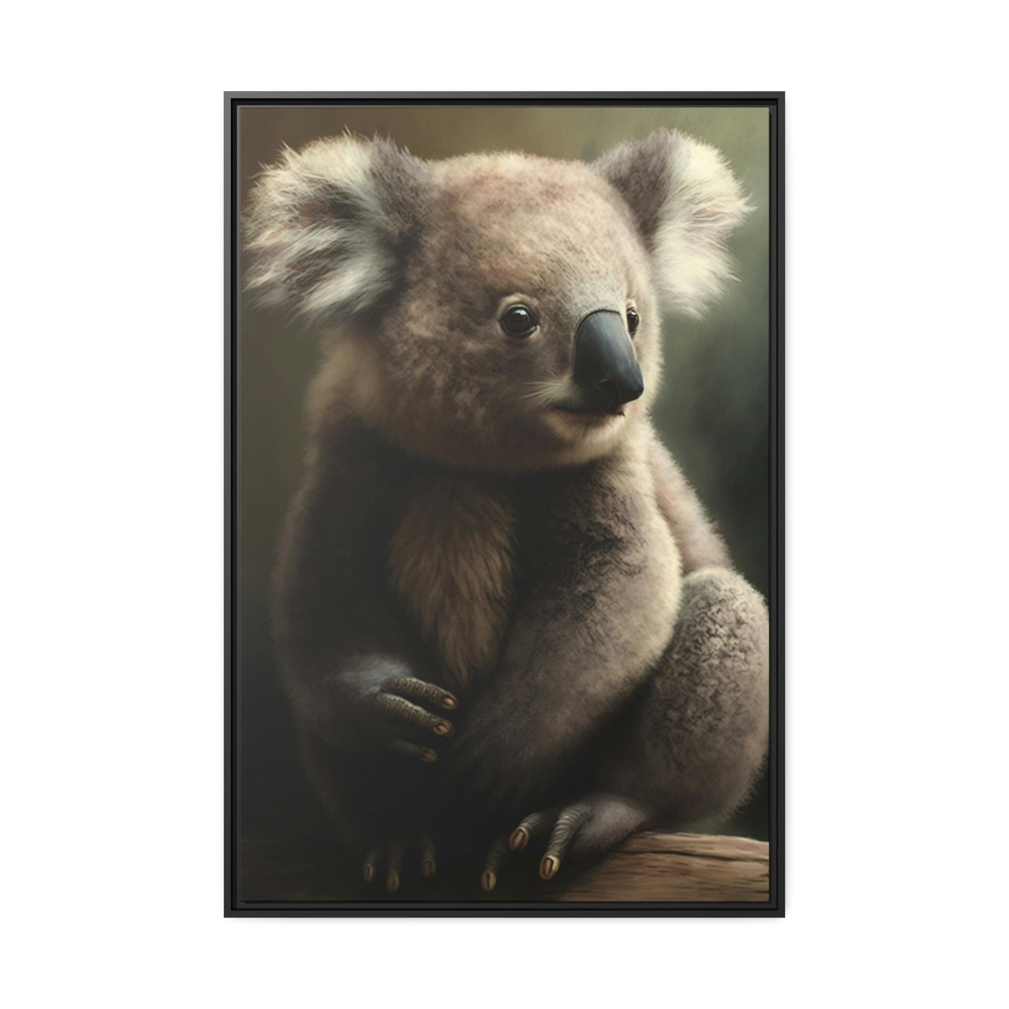 undefined A Koala's Serenity: A Calming Painting on Canvas