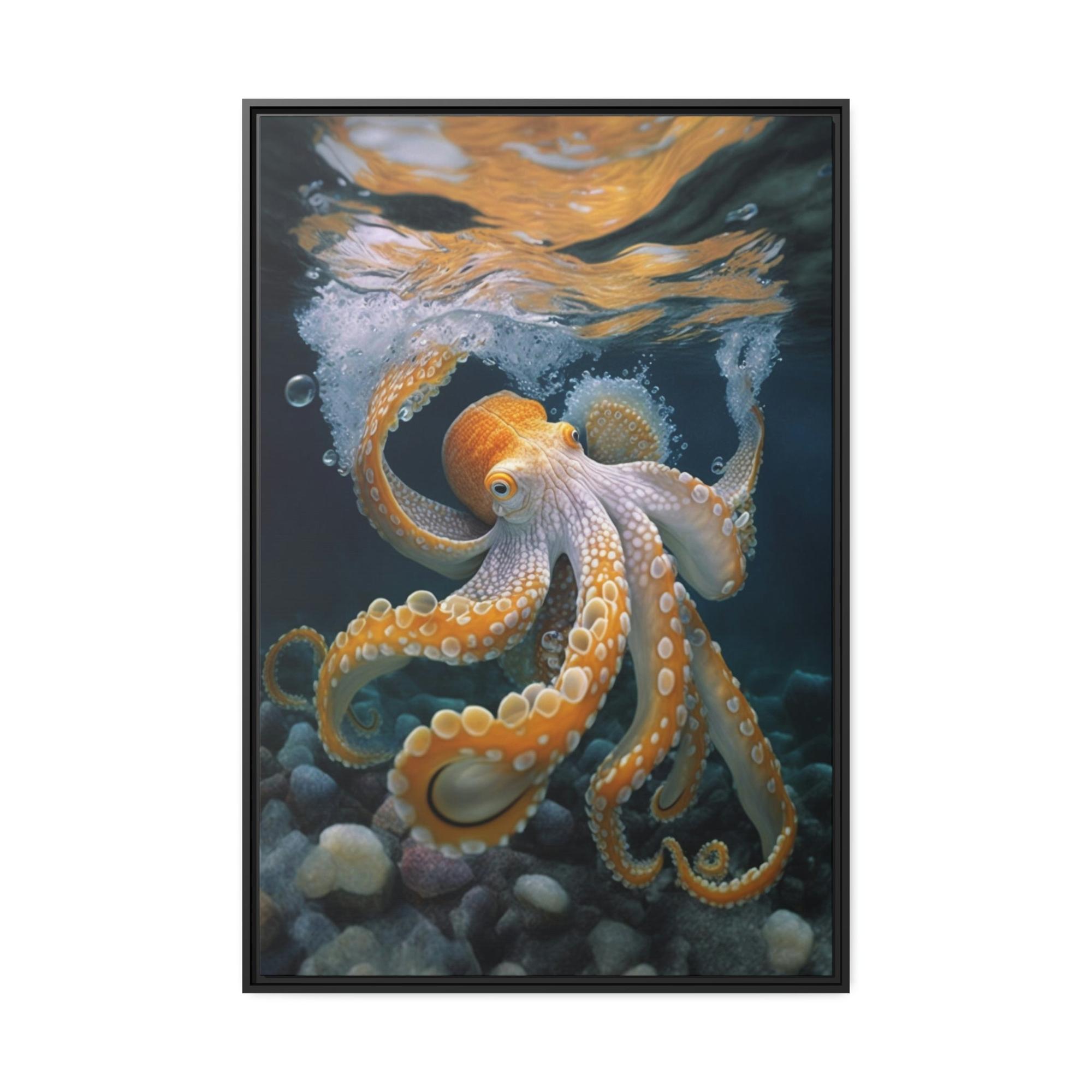 undefined Octopus Wonderland: A Dreamy and Surreal Painting on Canvas