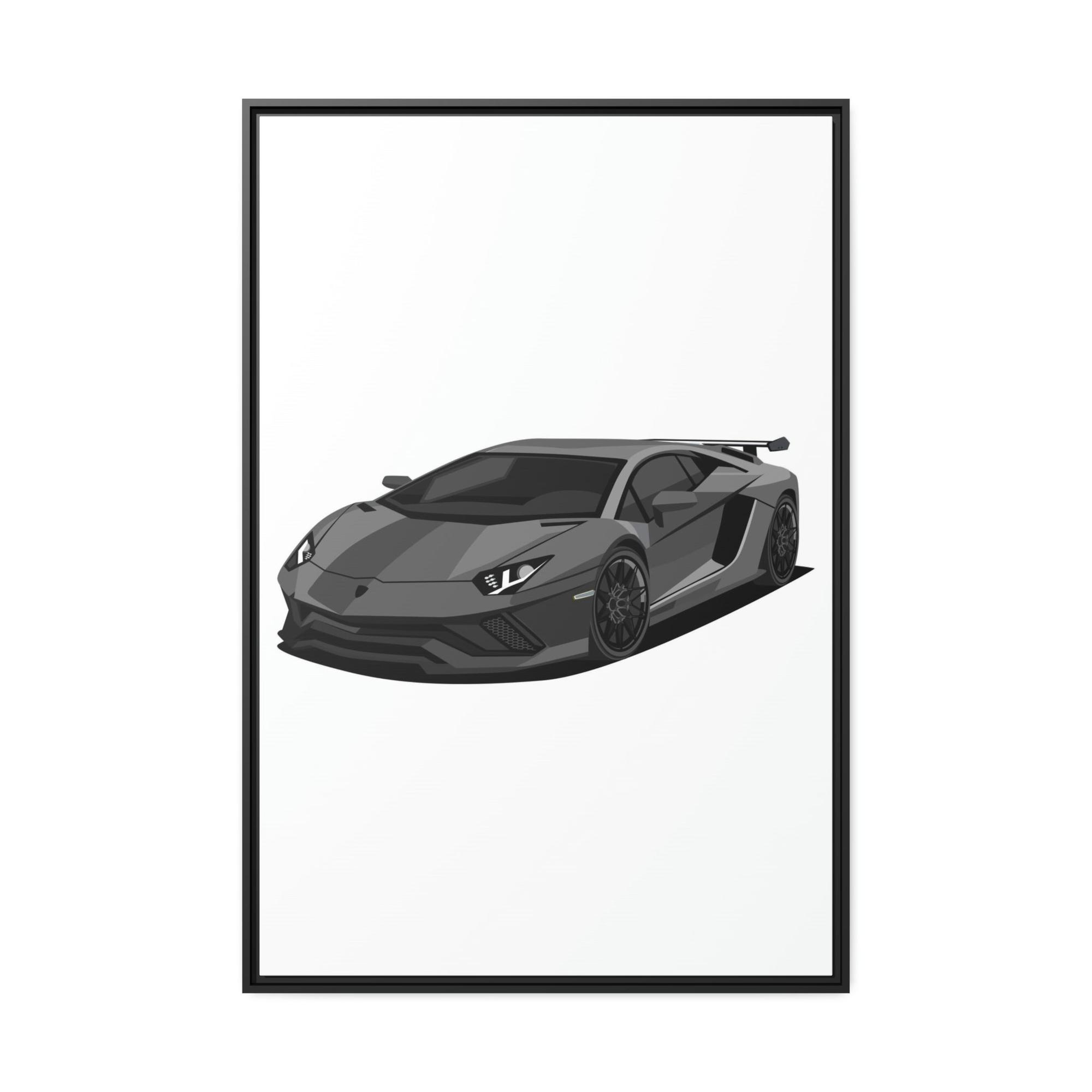 Lamborghini Supercar Wall Art: Lamborghini Framed Poster & Canvas for Auto Admirers