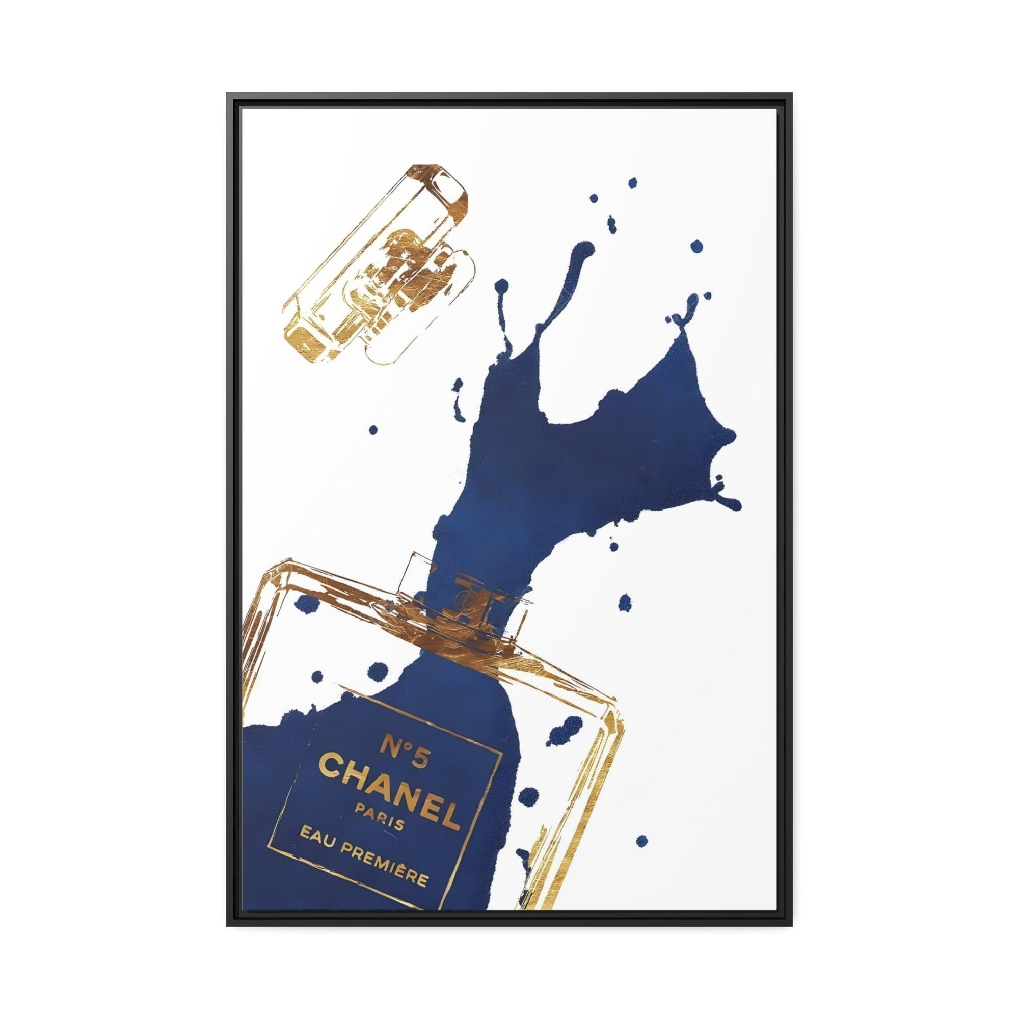 Chanel Framed Elegance: Celebrating Chanel's Iconic Influence on Canvas & Poster