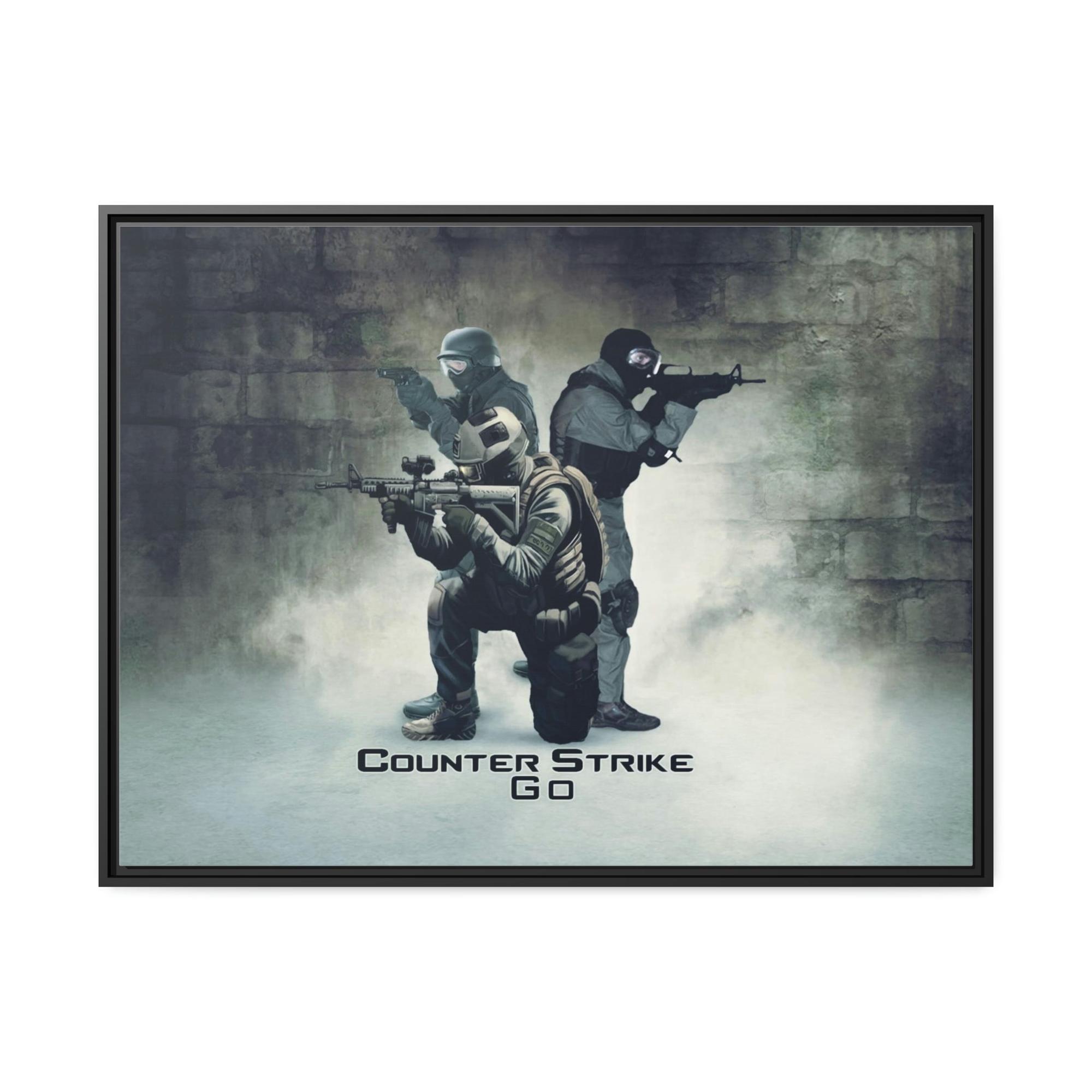 Counter Strike Counter Strike: Captivating Wall Art on Natural Canvas & Poster