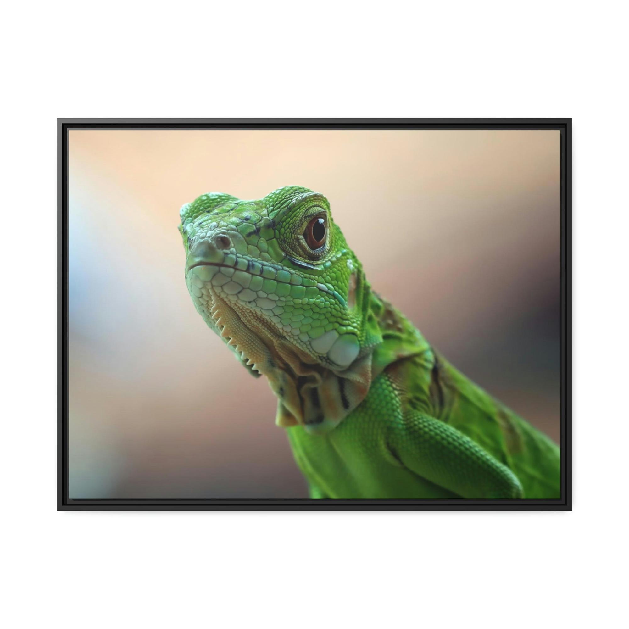undefined Scaly Beauty: Captivating Lizard Art on Natural Canvas