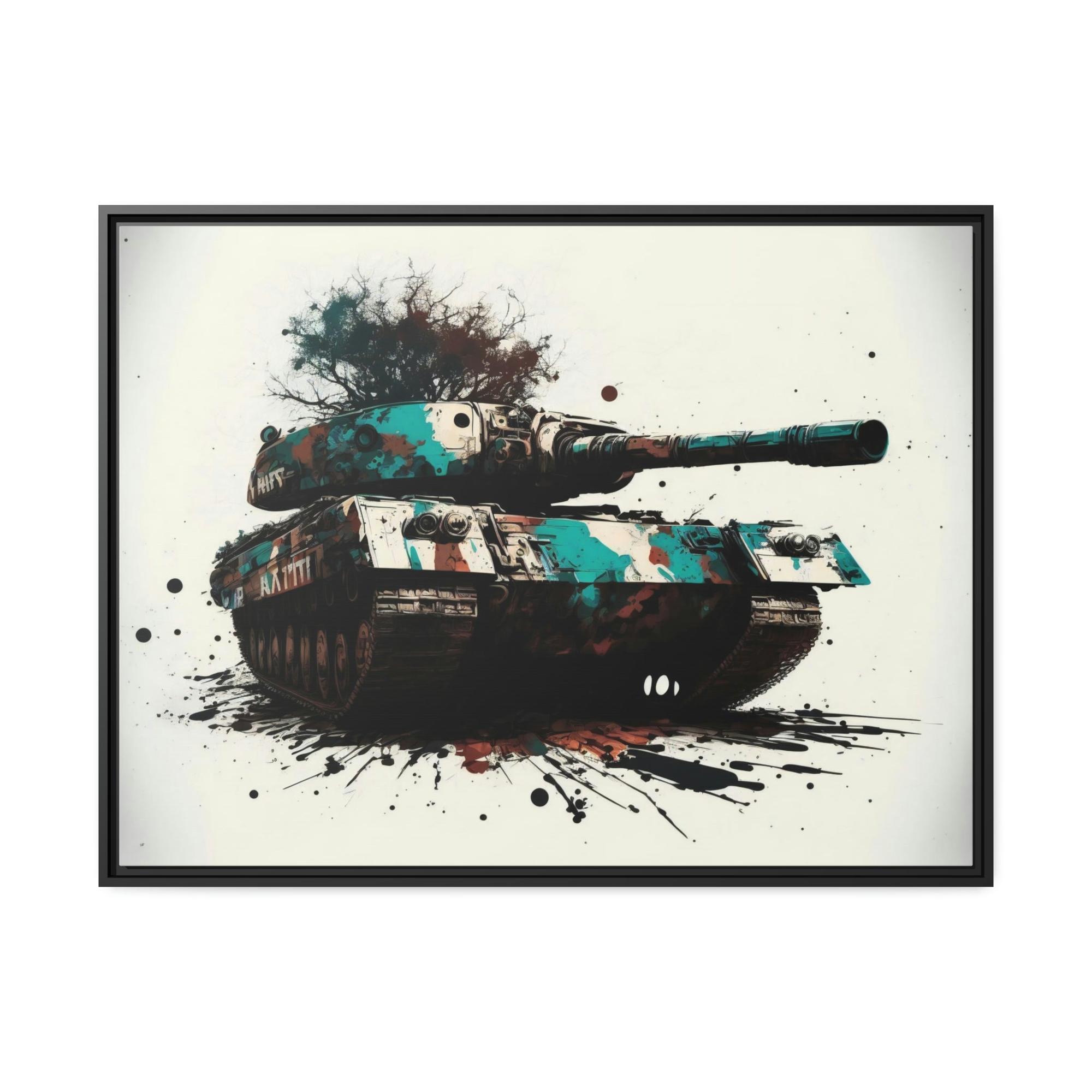 undefined Valor Unleashed: Captivating World of Tanks Print on Canvas & Poster
