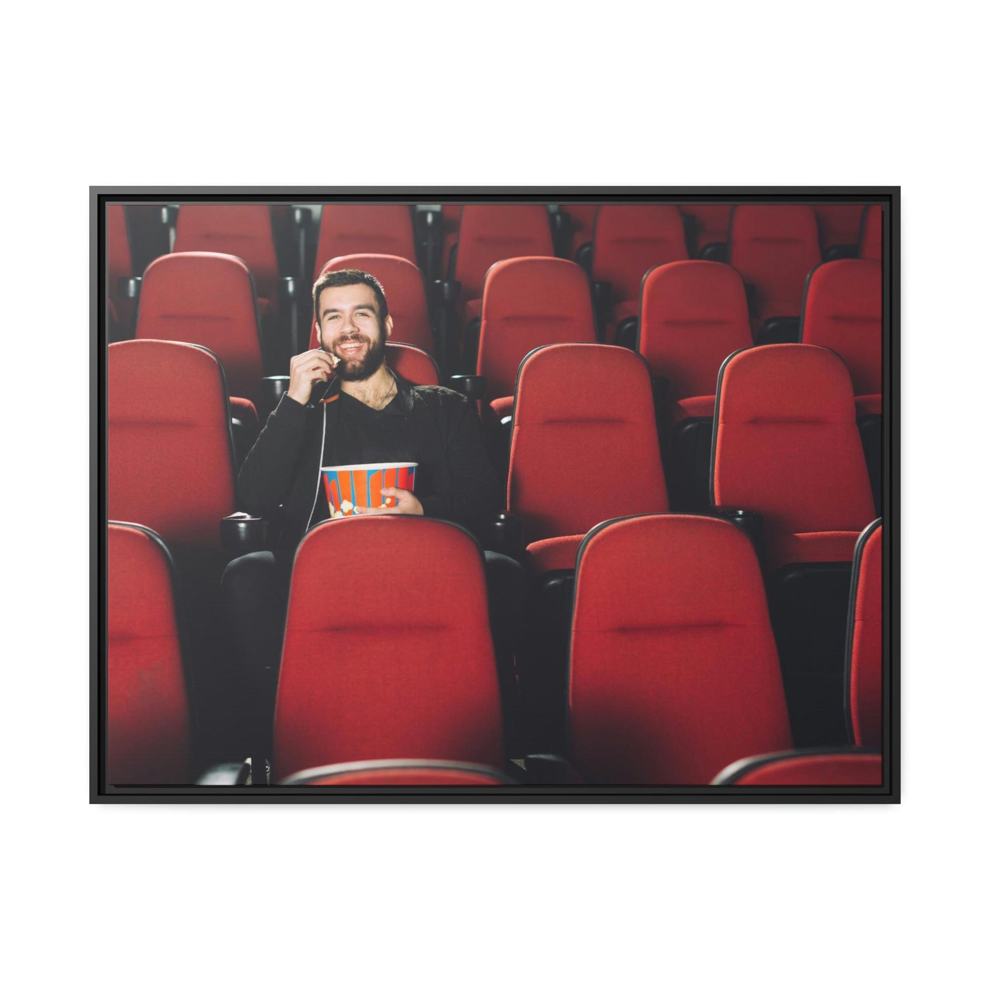 undefined Comedy Club Chaos: A Hilarious Canvas Print of a Stand-Up Show