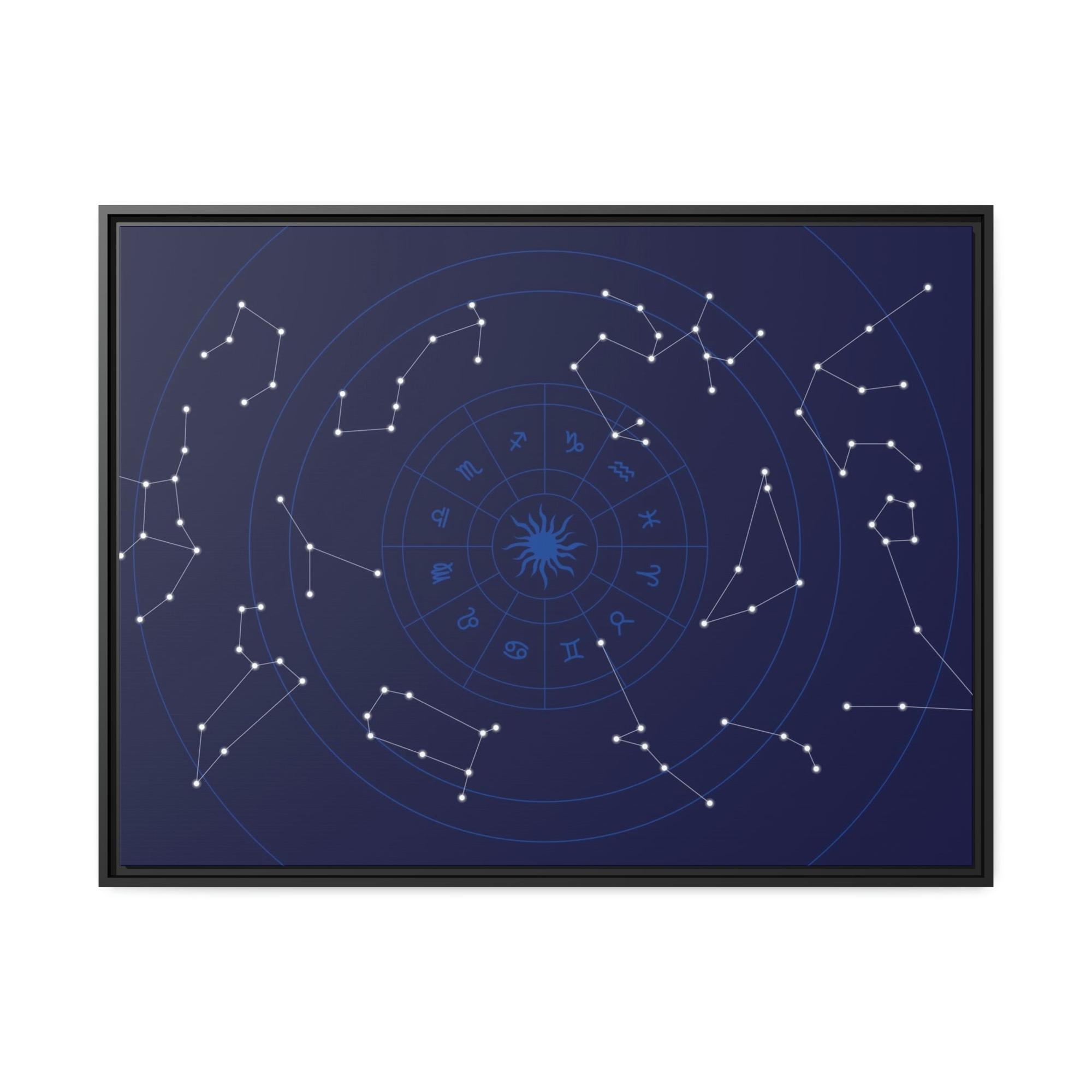 undefined Starry Night Sky: A Natural Canvas Print of the Constellations