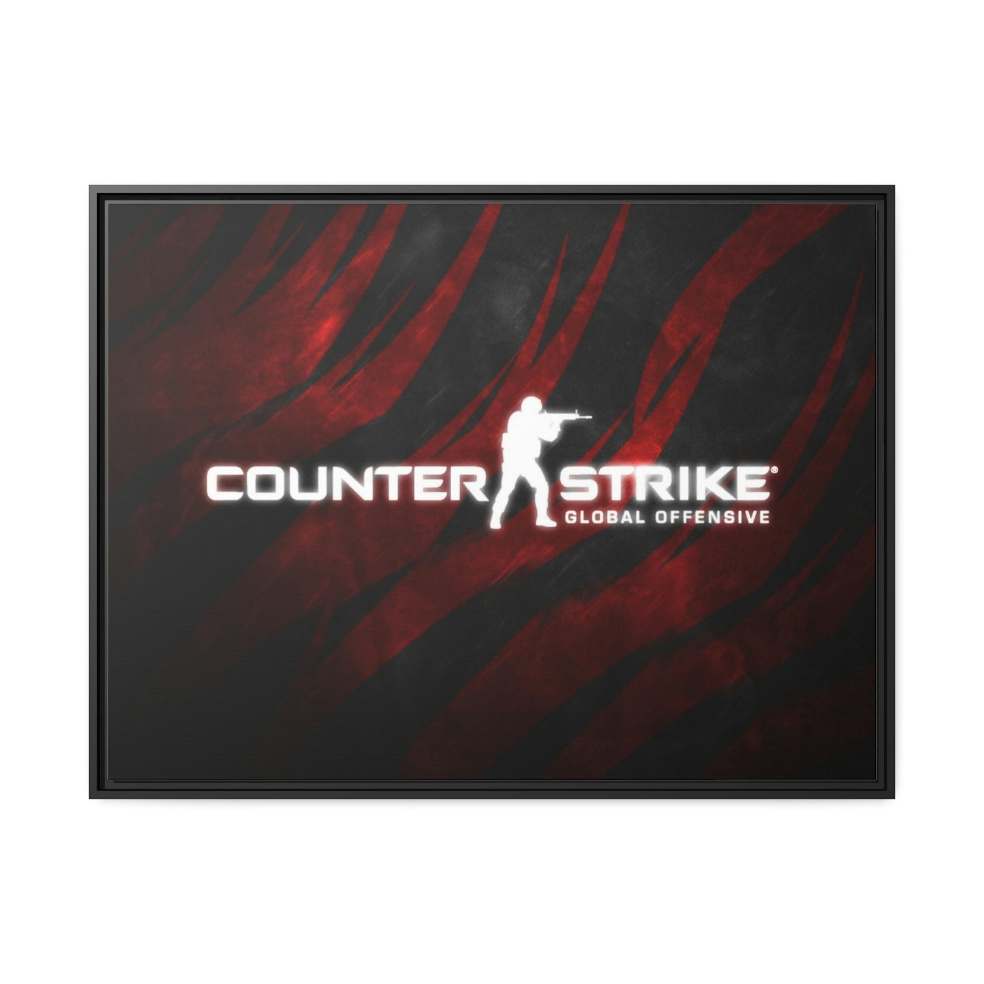 undefined Digital Warfare: Print on Canvas with Counter Strike Wall Art