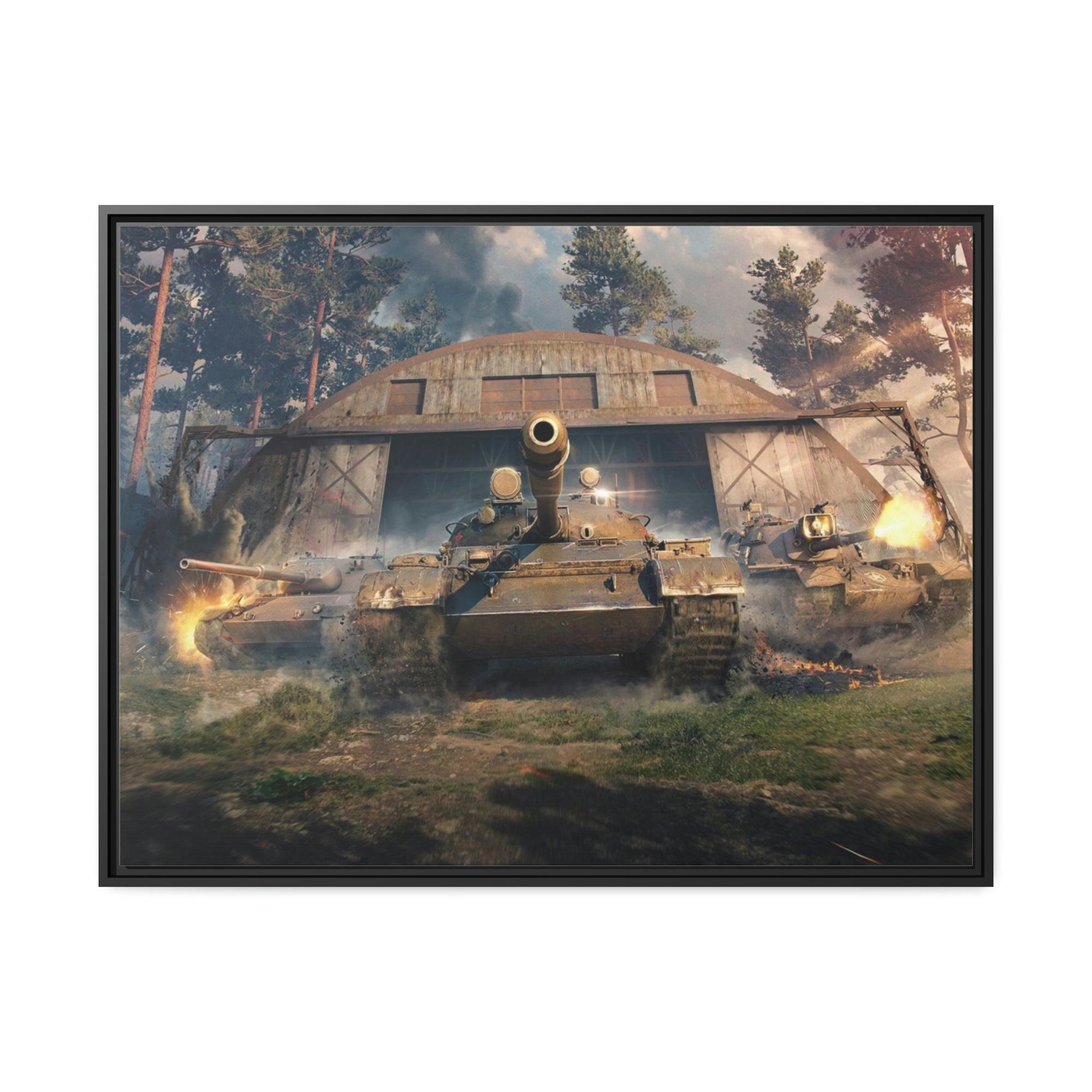 World Of Tanks Steel Titans Clash: World of Tanks Сanvas Wall Art for Your Space