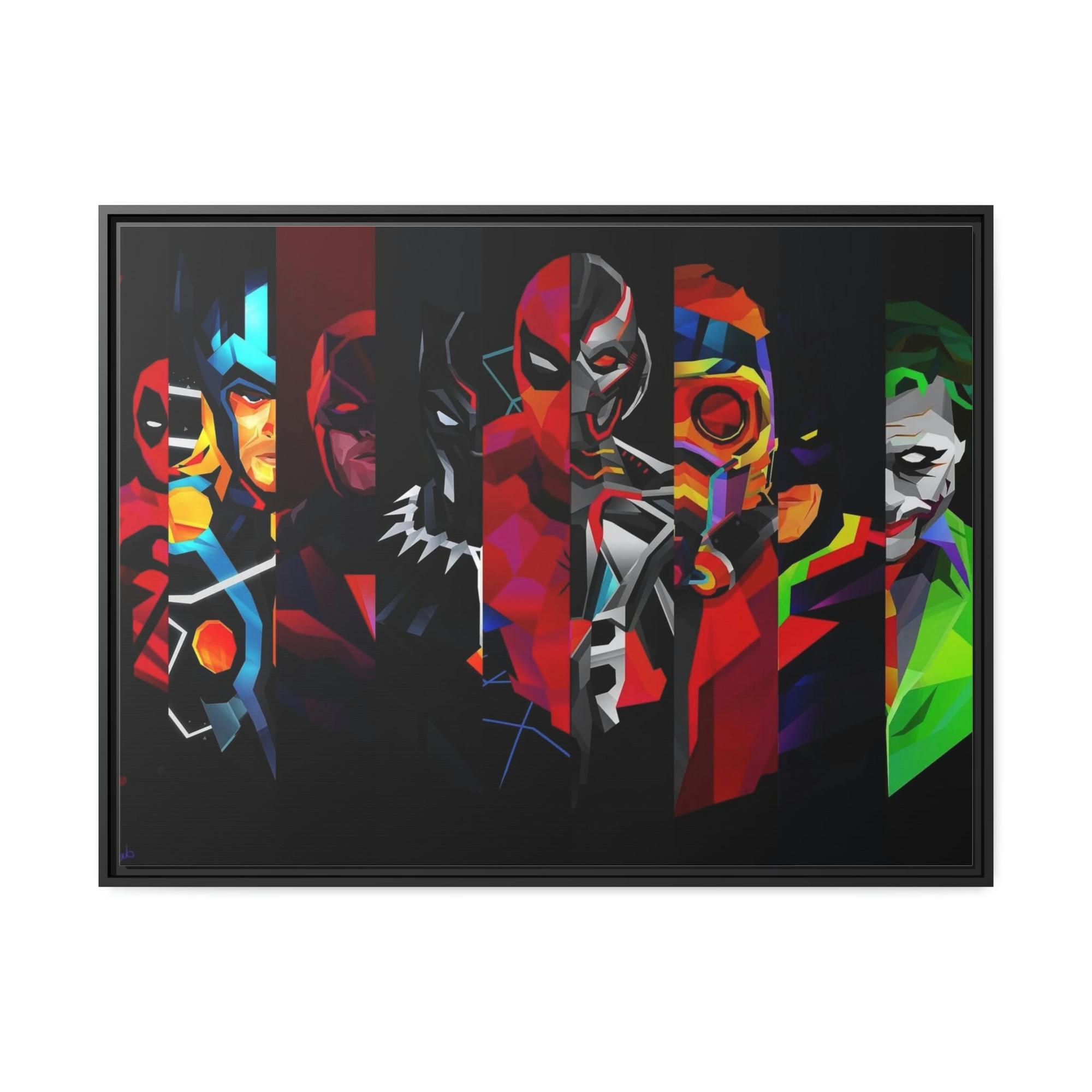 Marvel The Art of Marvel: High-Quality Print on Framed Canvas for Your Home