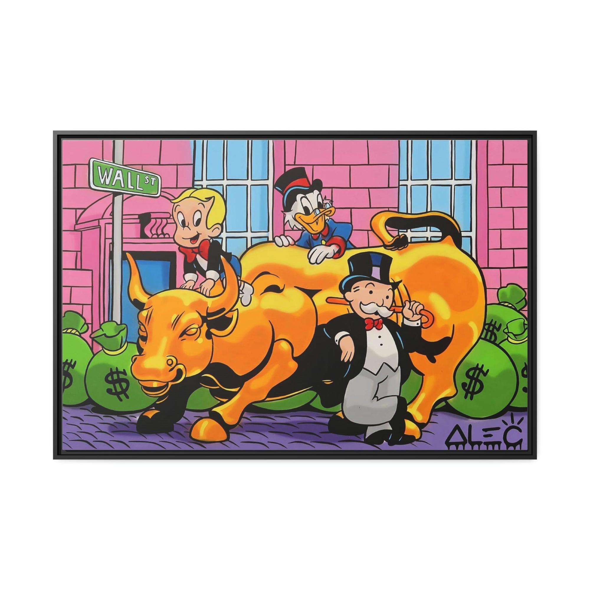 undefined Urban Art with a Twist: Alec Monopoly's Framed Canvas & Poster Prints