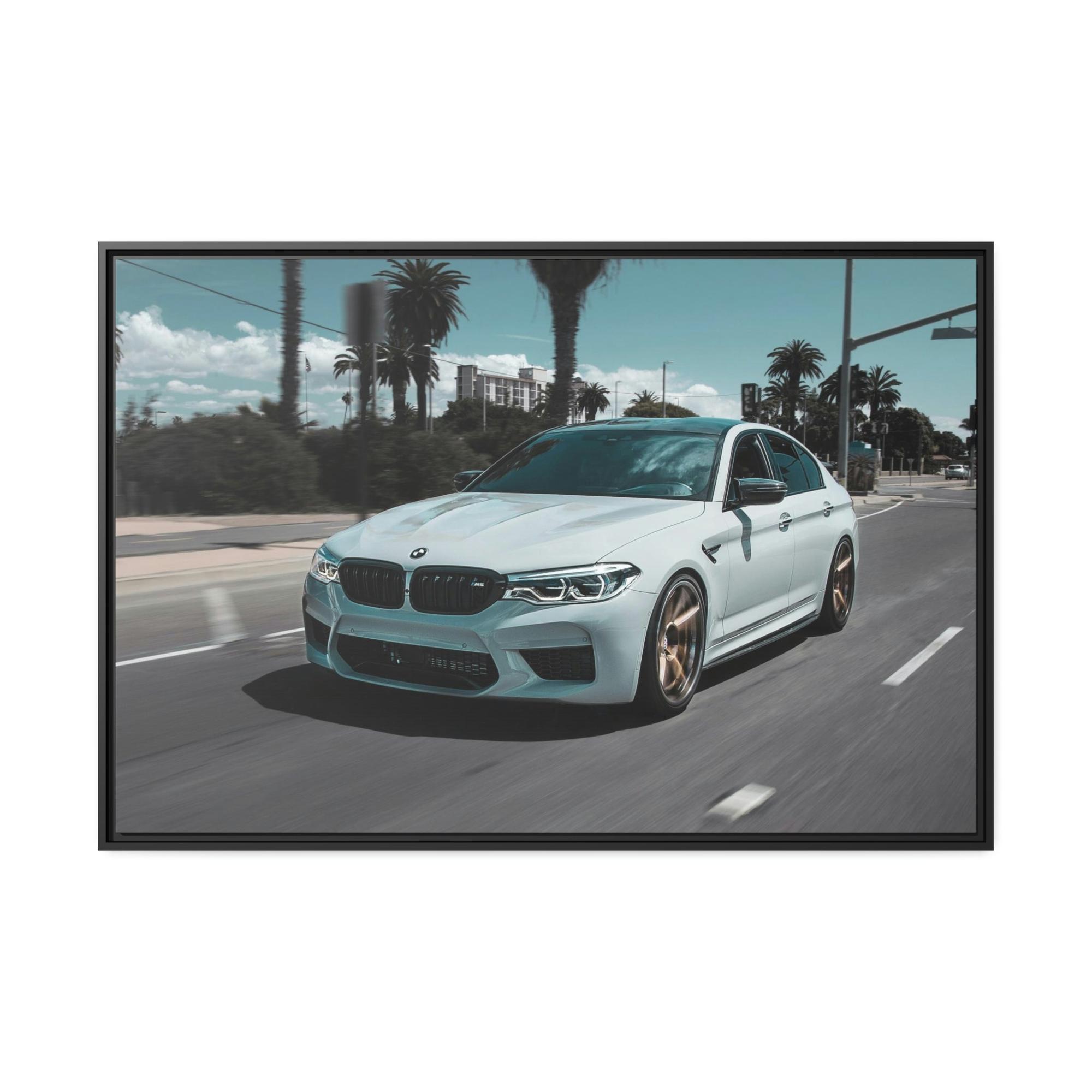 Bmw BMW on Canvas: Captivating Canvas & Poster Print for Car Enthusiasts