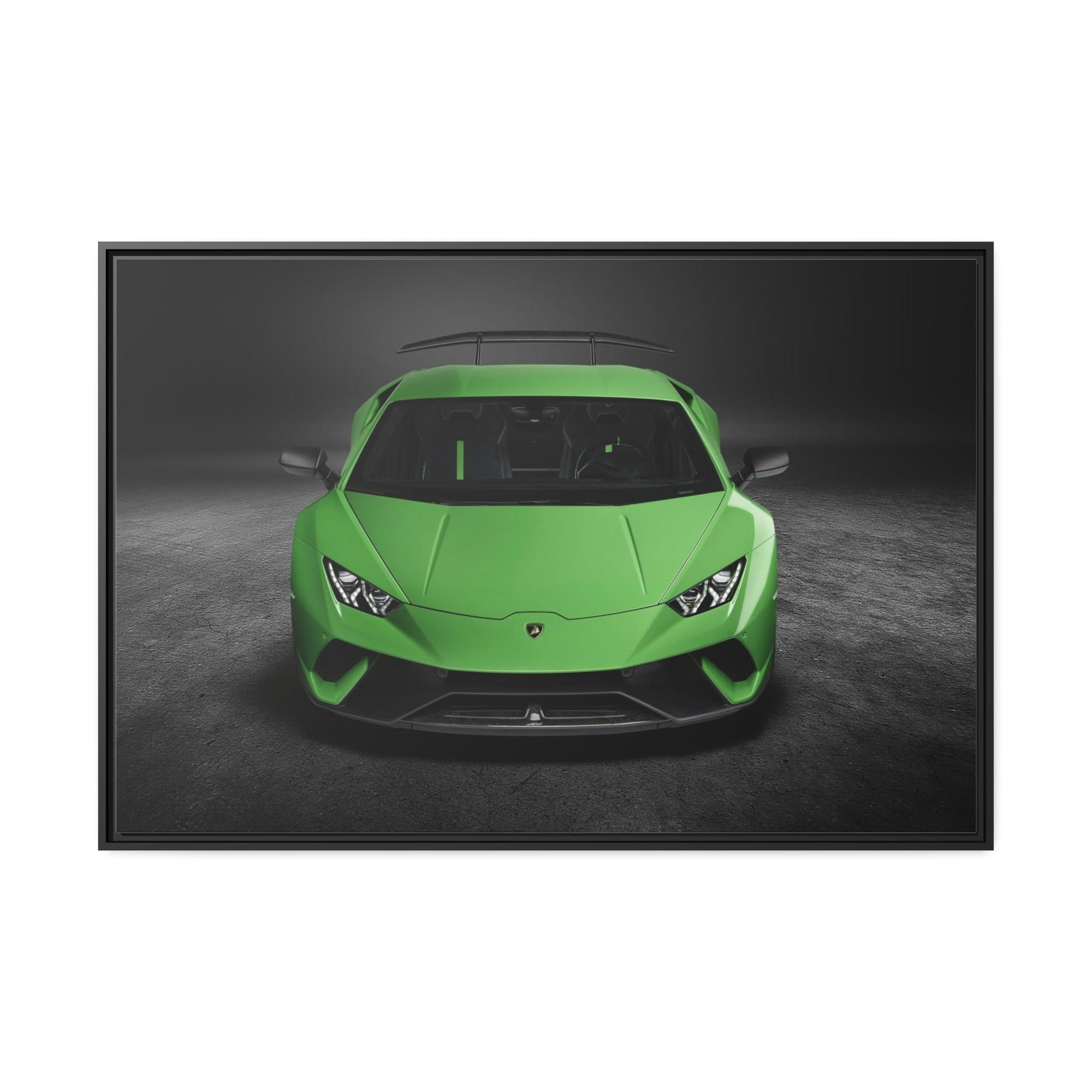 undefined Italian Beauty on Canvas: Lamborghini Wall Art on Natural Canvas