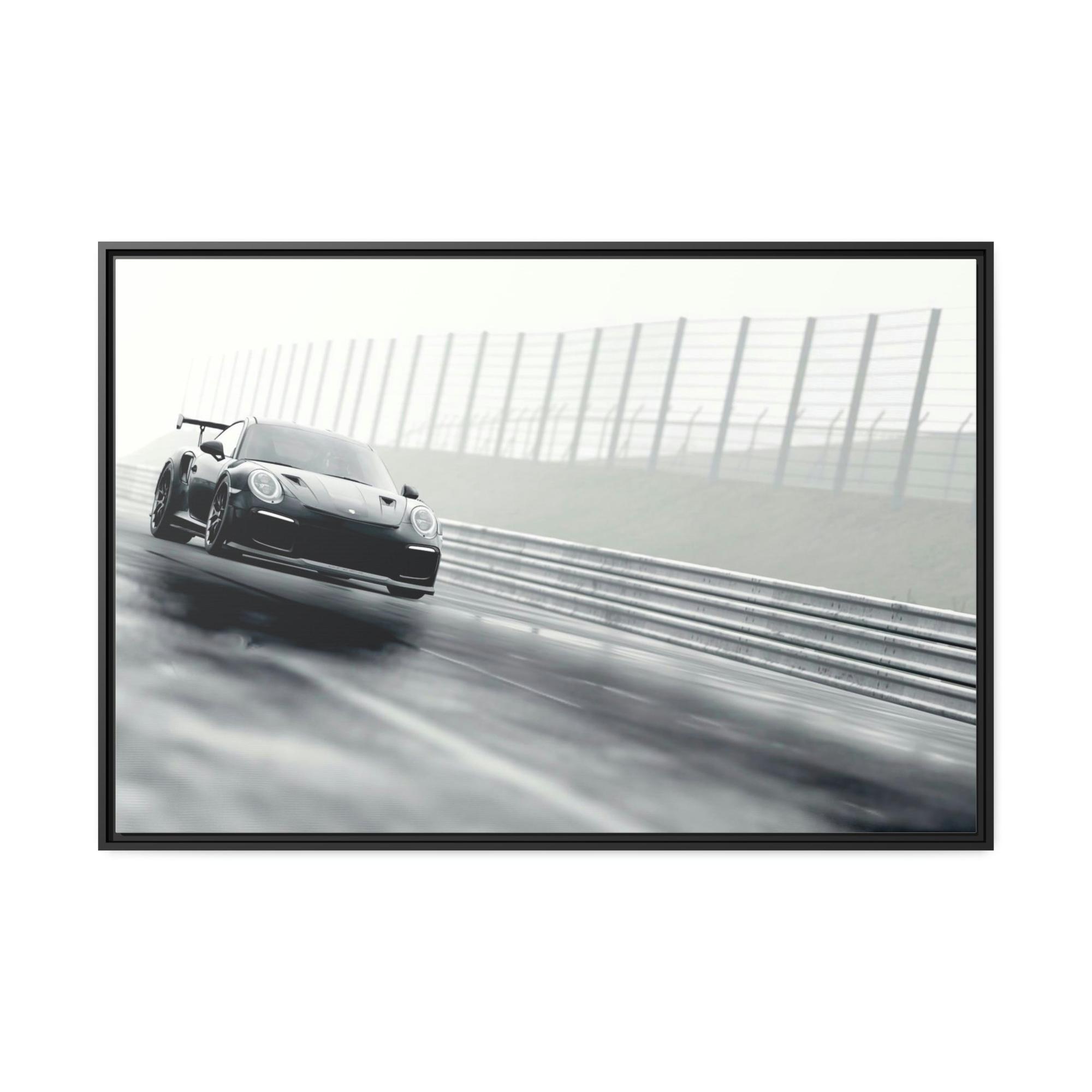 Porsche Porsche Power: A Striking Natural Canvas Print of an Iconic Sports Car