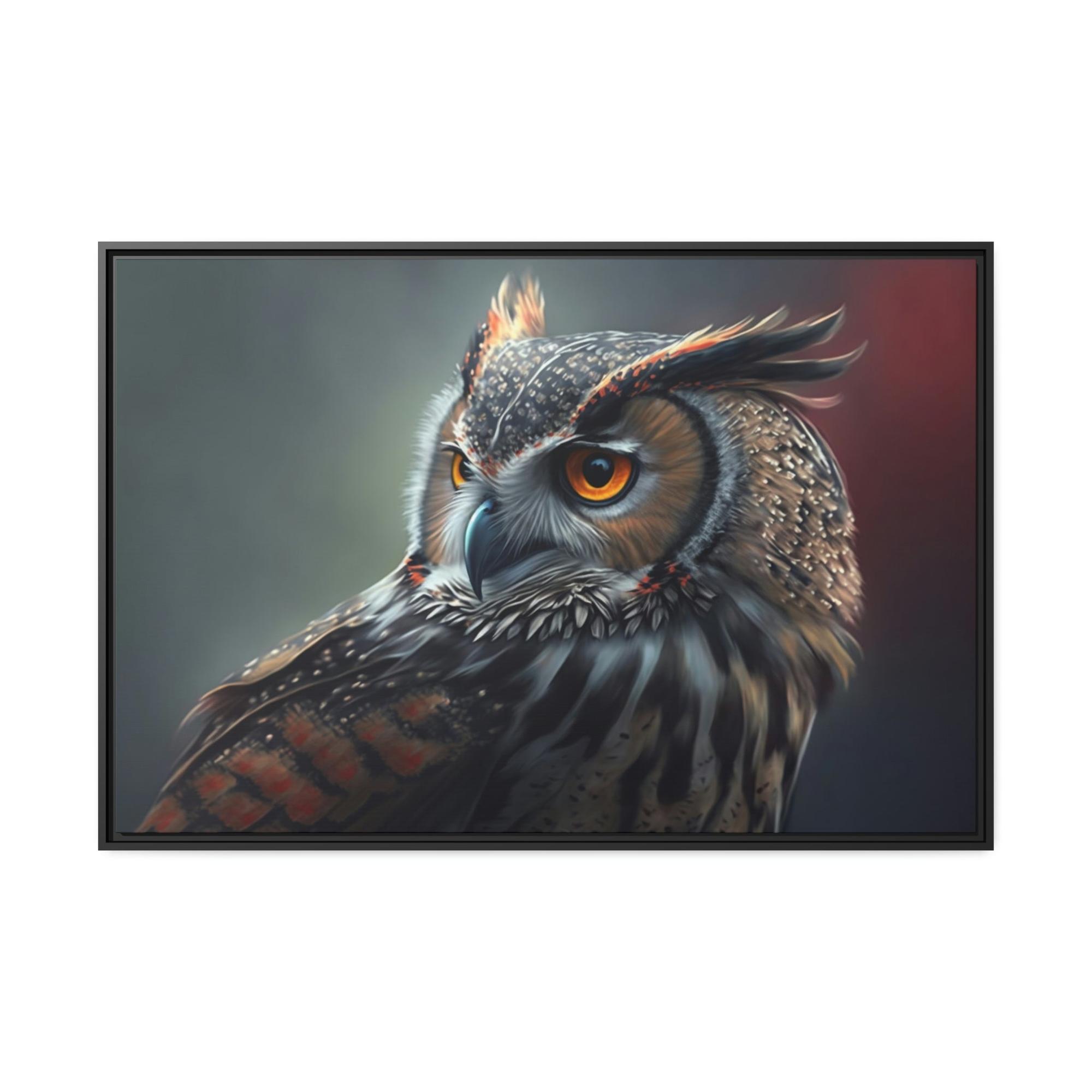 Owls Nocturnal Wonders: A Painting of Owl