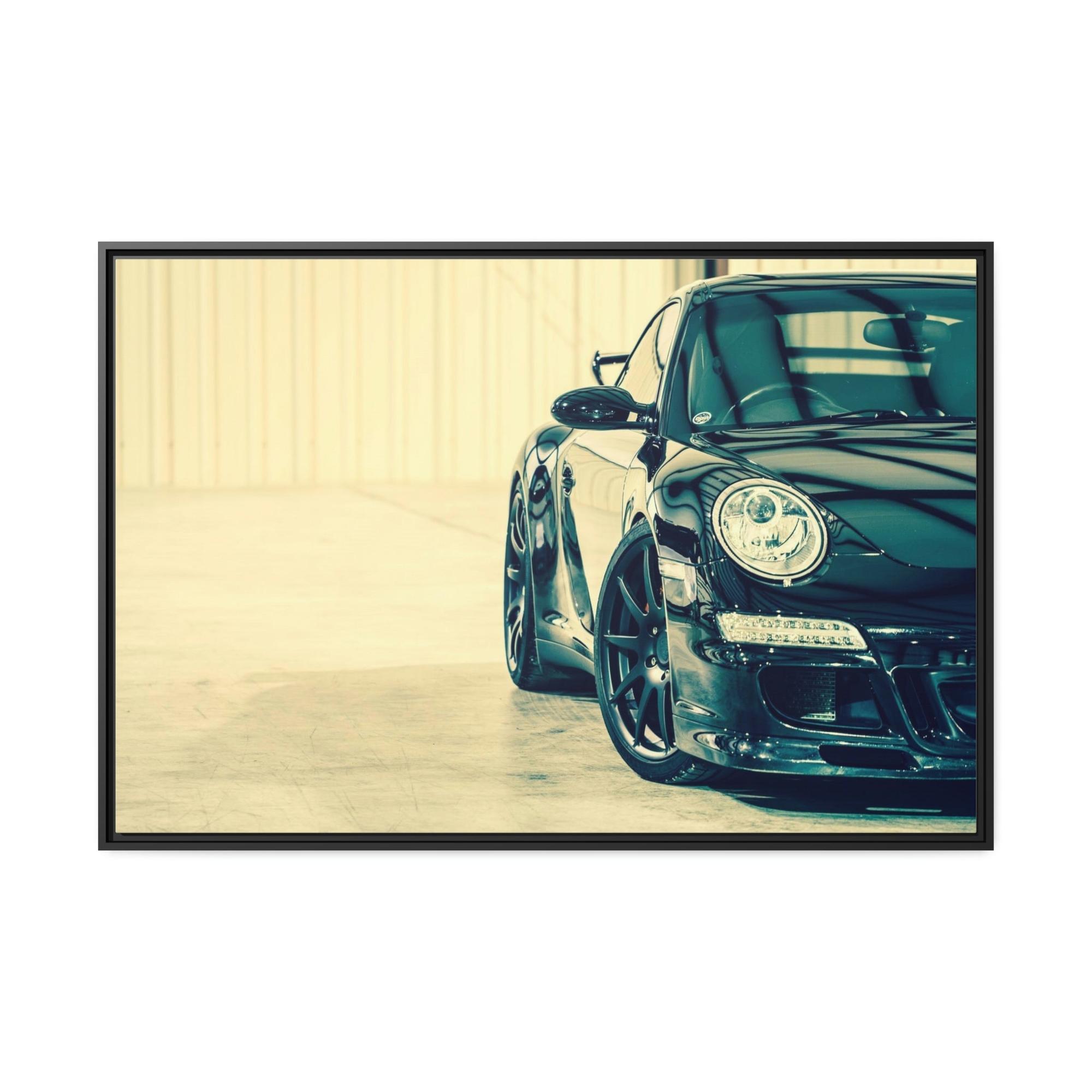 Porsche The Art of Speed: A Beautiful Framed Canvas & Poster Print of a Porsche in Motion