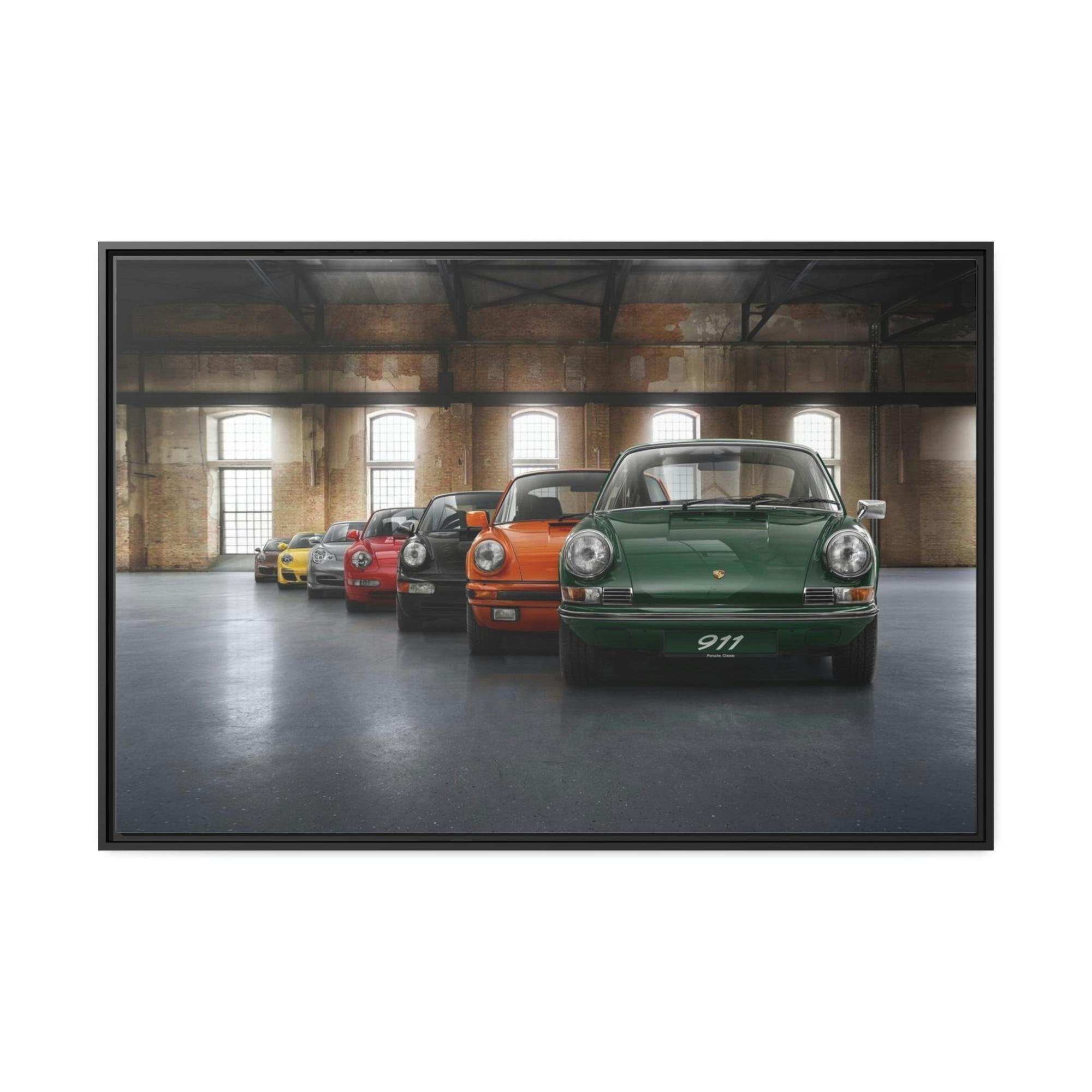 undefined The Porsche Collection: A High-Quality Framed Poster for Car Enthusiasts