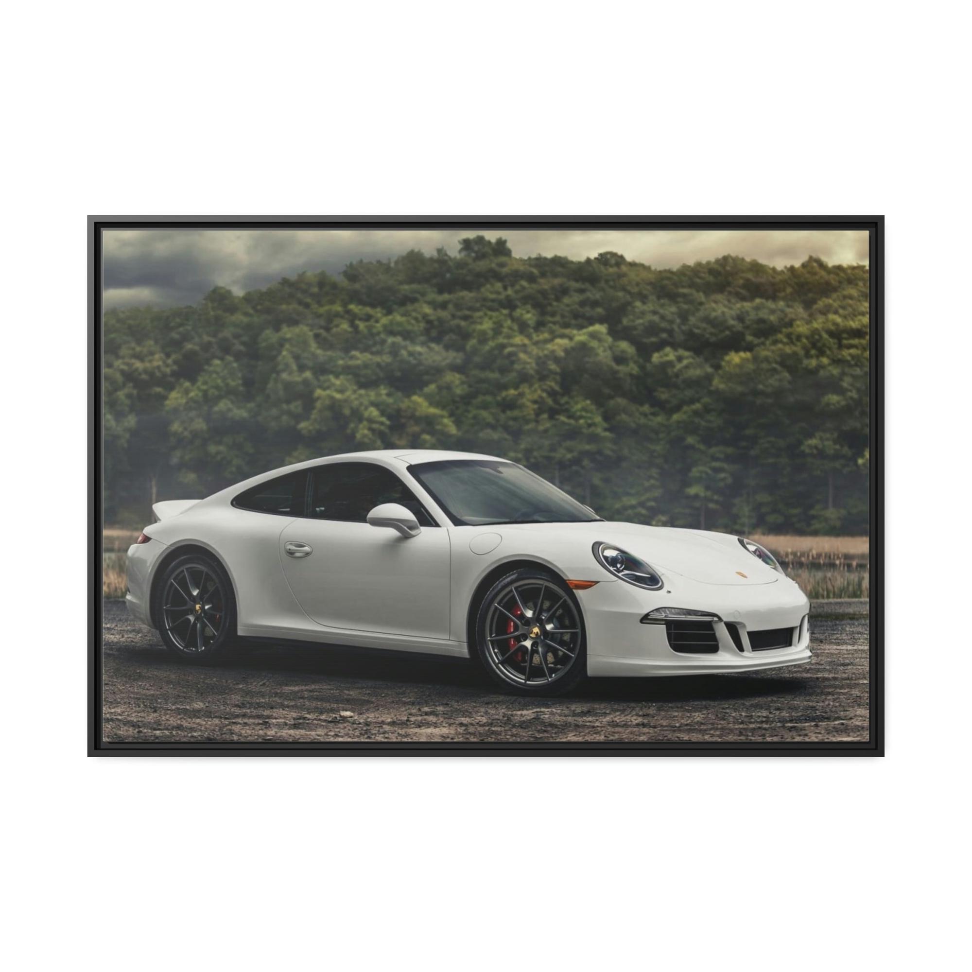 Porsche Porsche Power: Canvas & Poster Wall Art on Natural Canvas for Auto Aficionados