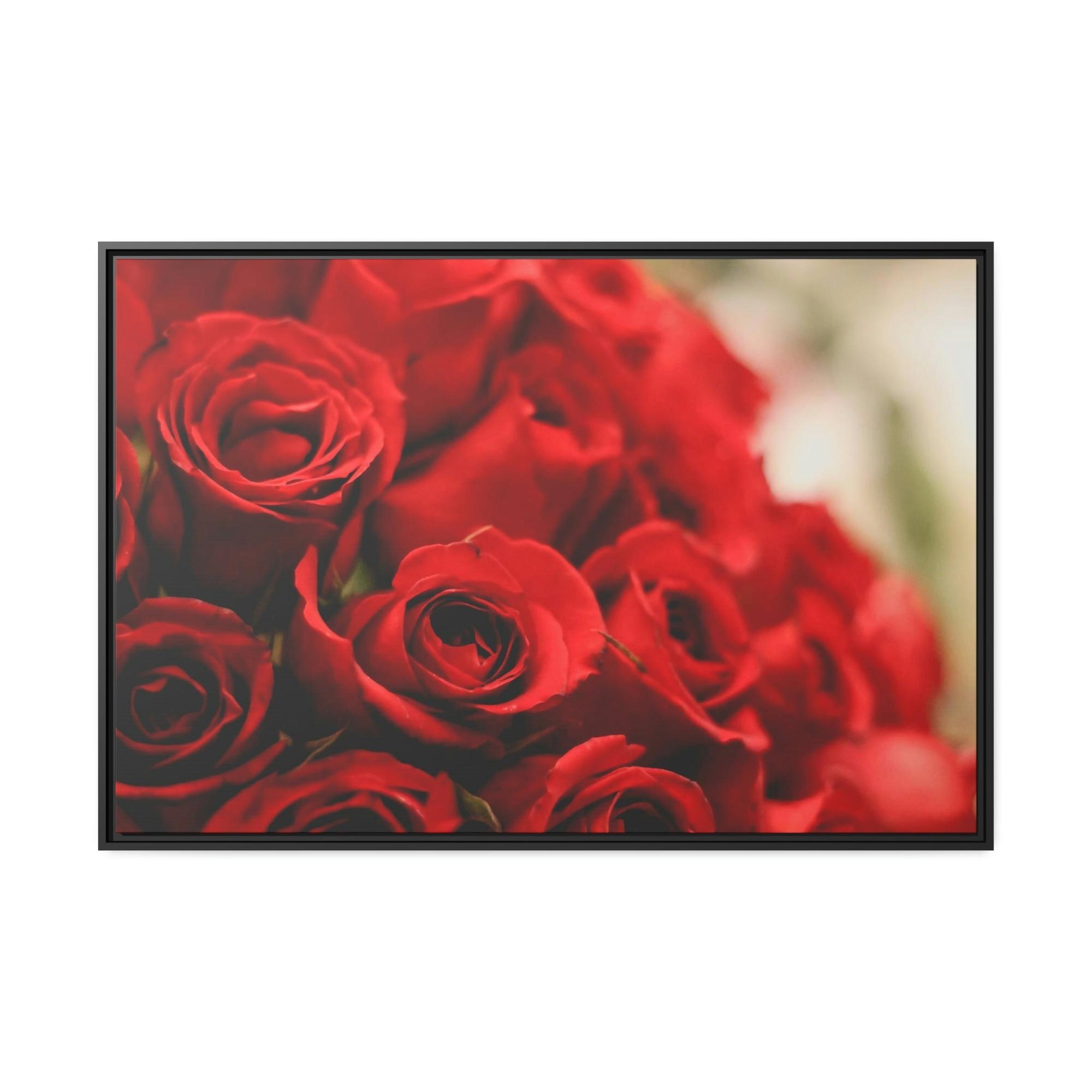 Roses The Beauty of Roses: A Realistic Painting on Canvas