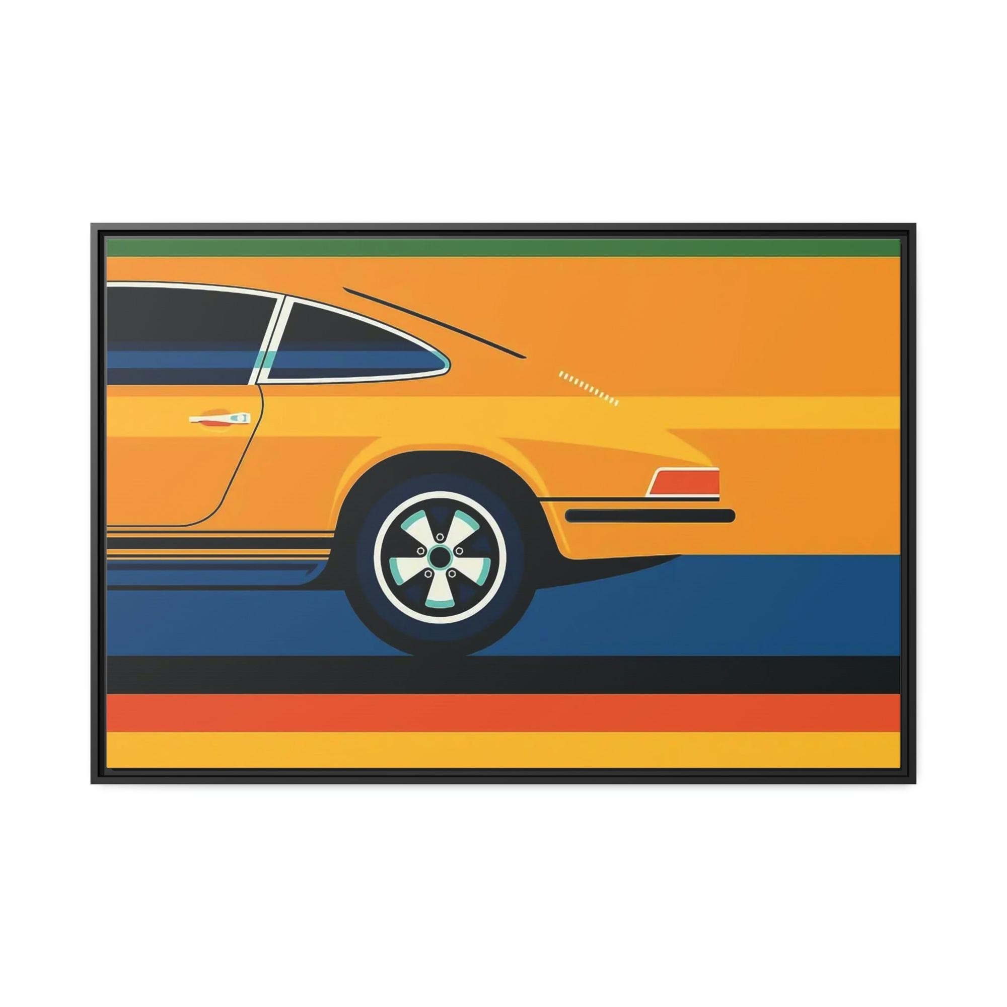 Porsche Porsche Canvas Print: Fine Art Poster for Luxury Car Lovers