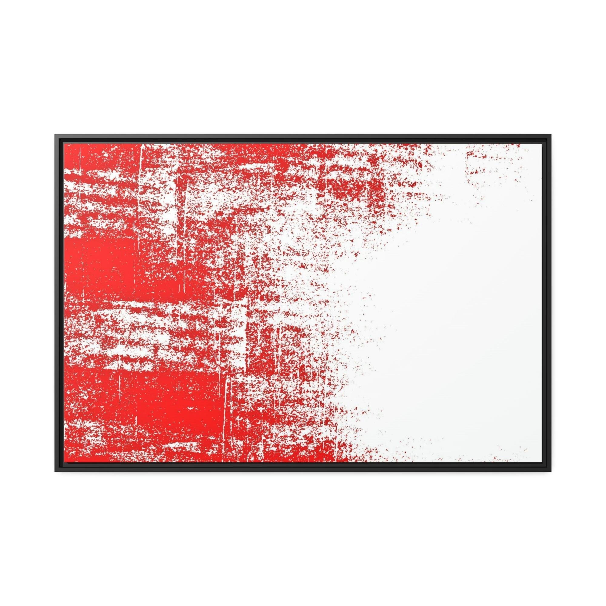 Red Abstract Art The Power of Red: Abstract Wall Art and Prints on Natural Canvas