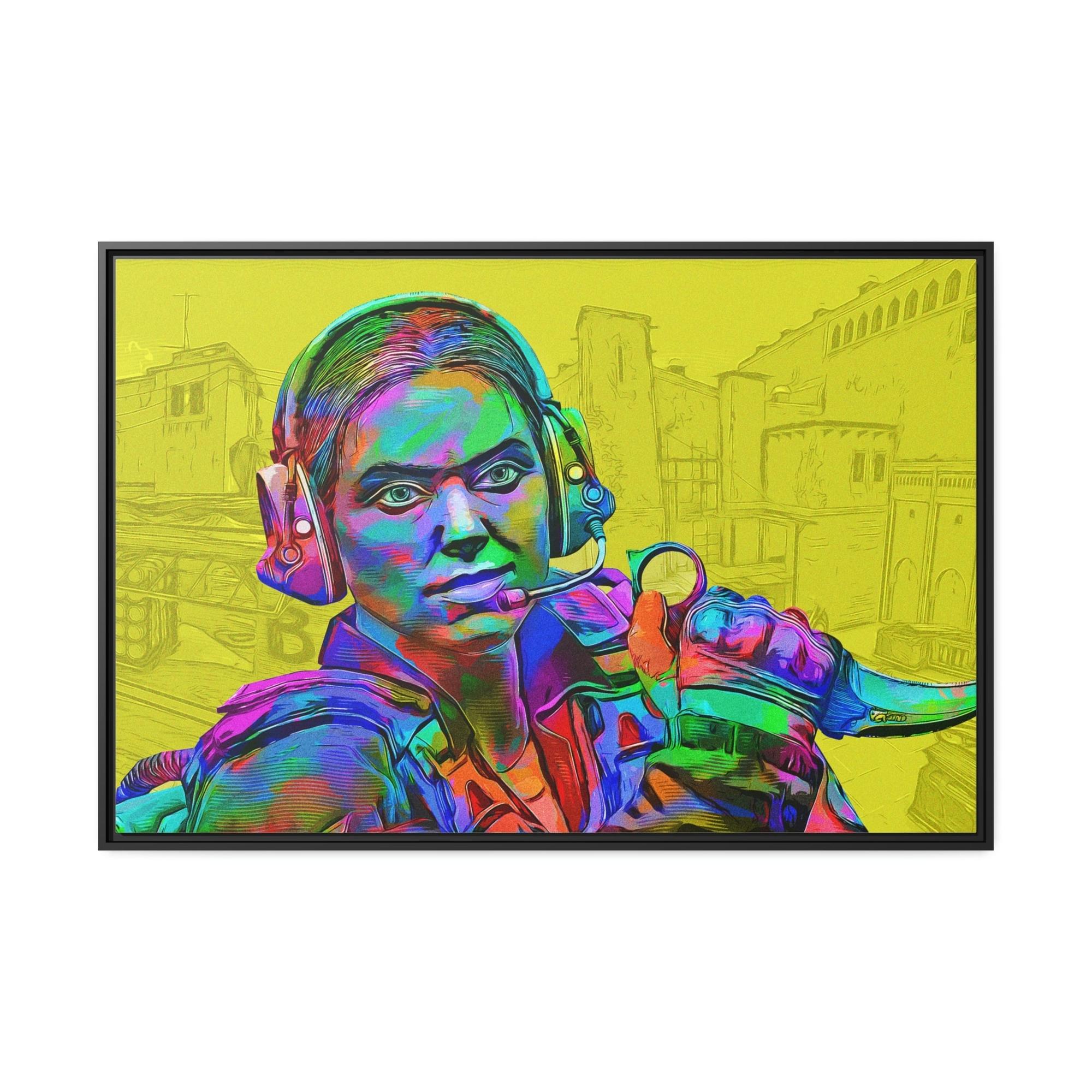 Counter Strike Fierce Competitors: Print on Canvas with Counter Strike Wall Art
