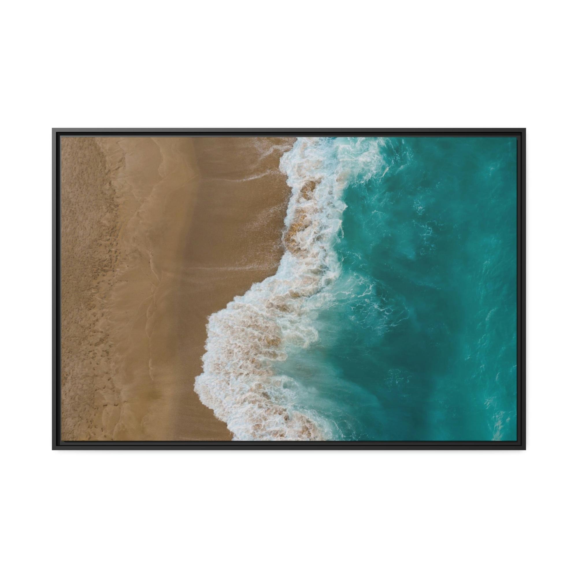 Coastal The Coastal Breeze: Framed Canvas & Poster of Refreshing Coastal View