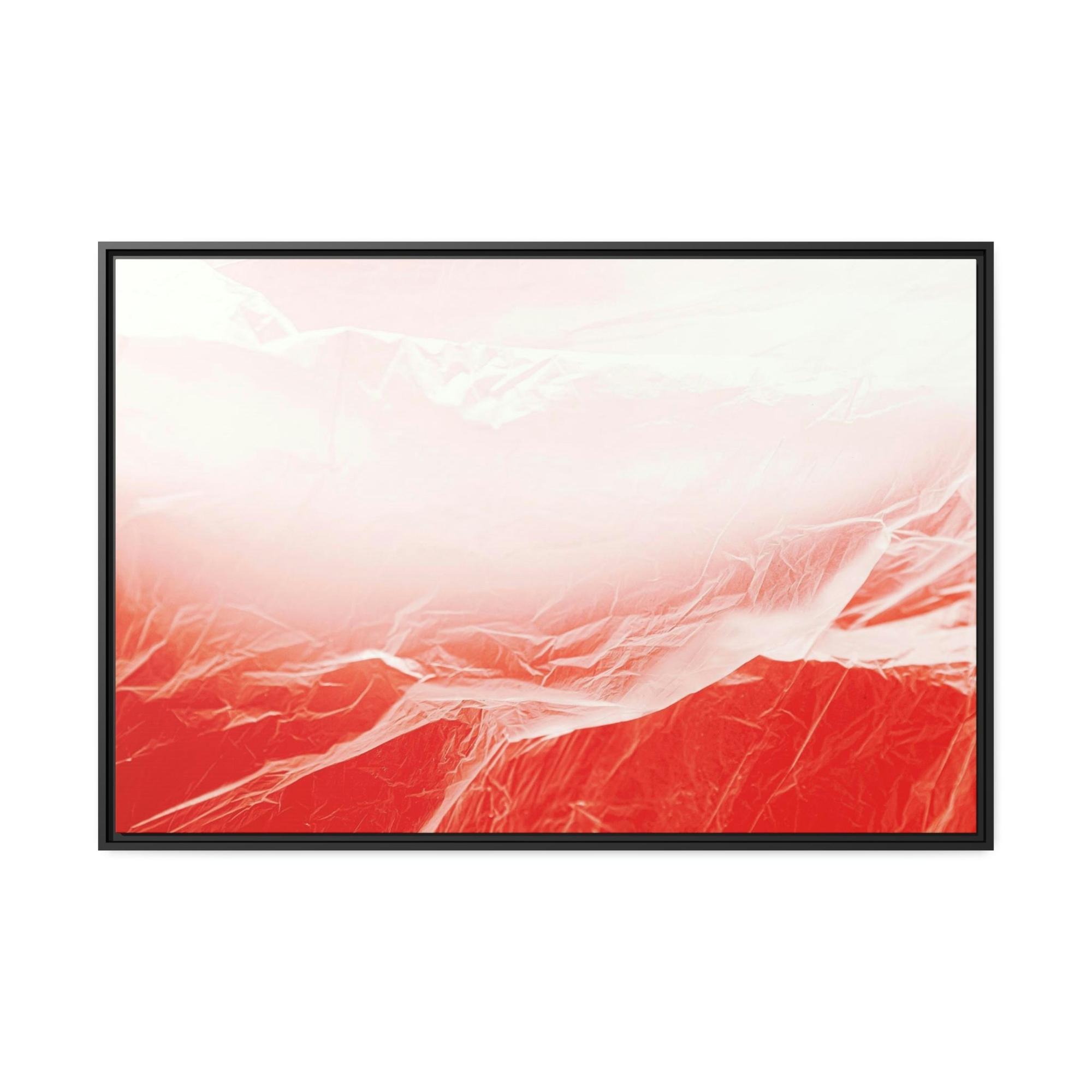 Red Abstract Art The Bold and the Beautiful: Red Abstract Framed Canvas and Poster Art