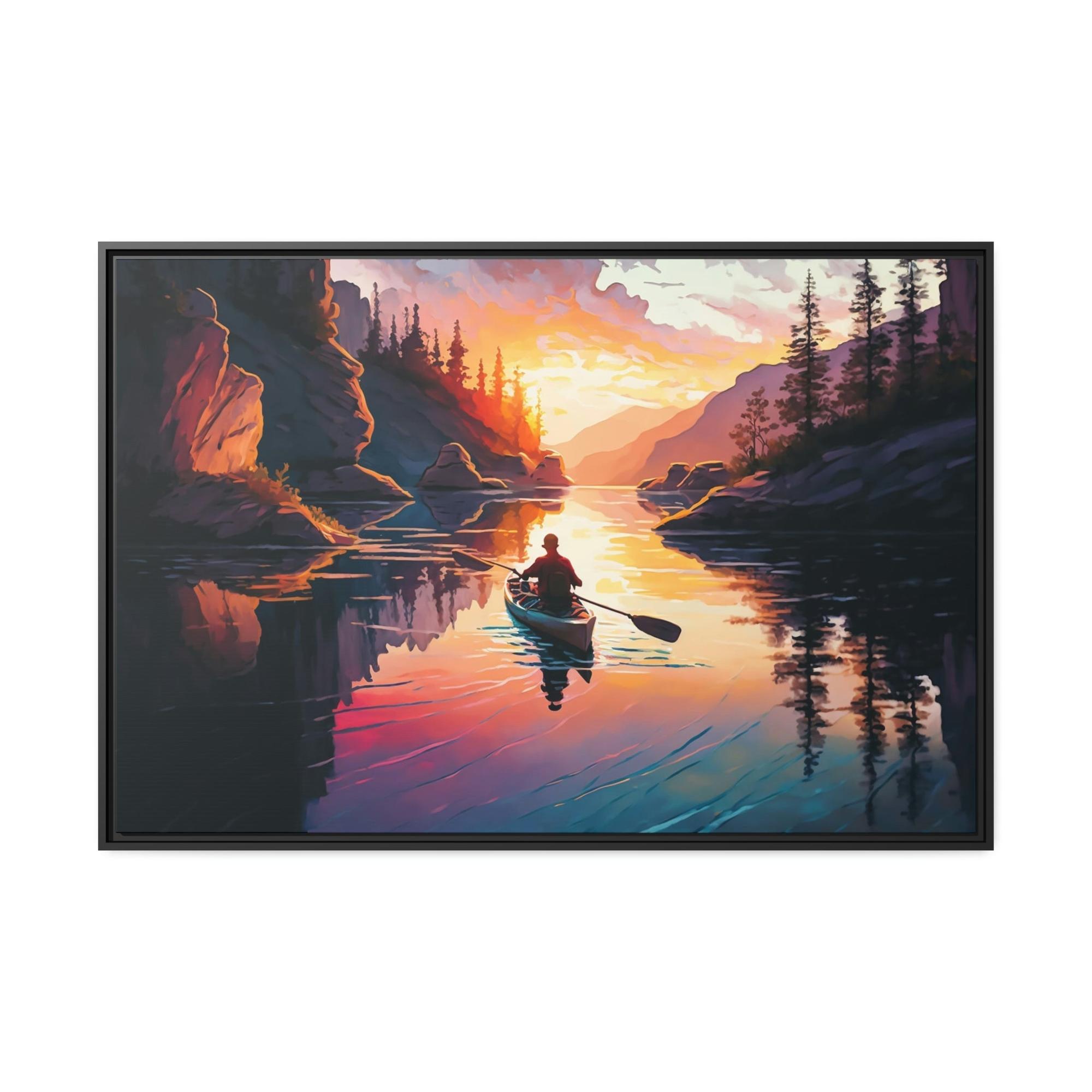 Lakes And Rivers A Symphony of Nature: Lakes and Rivers on Canvas and Framed Poster Art
