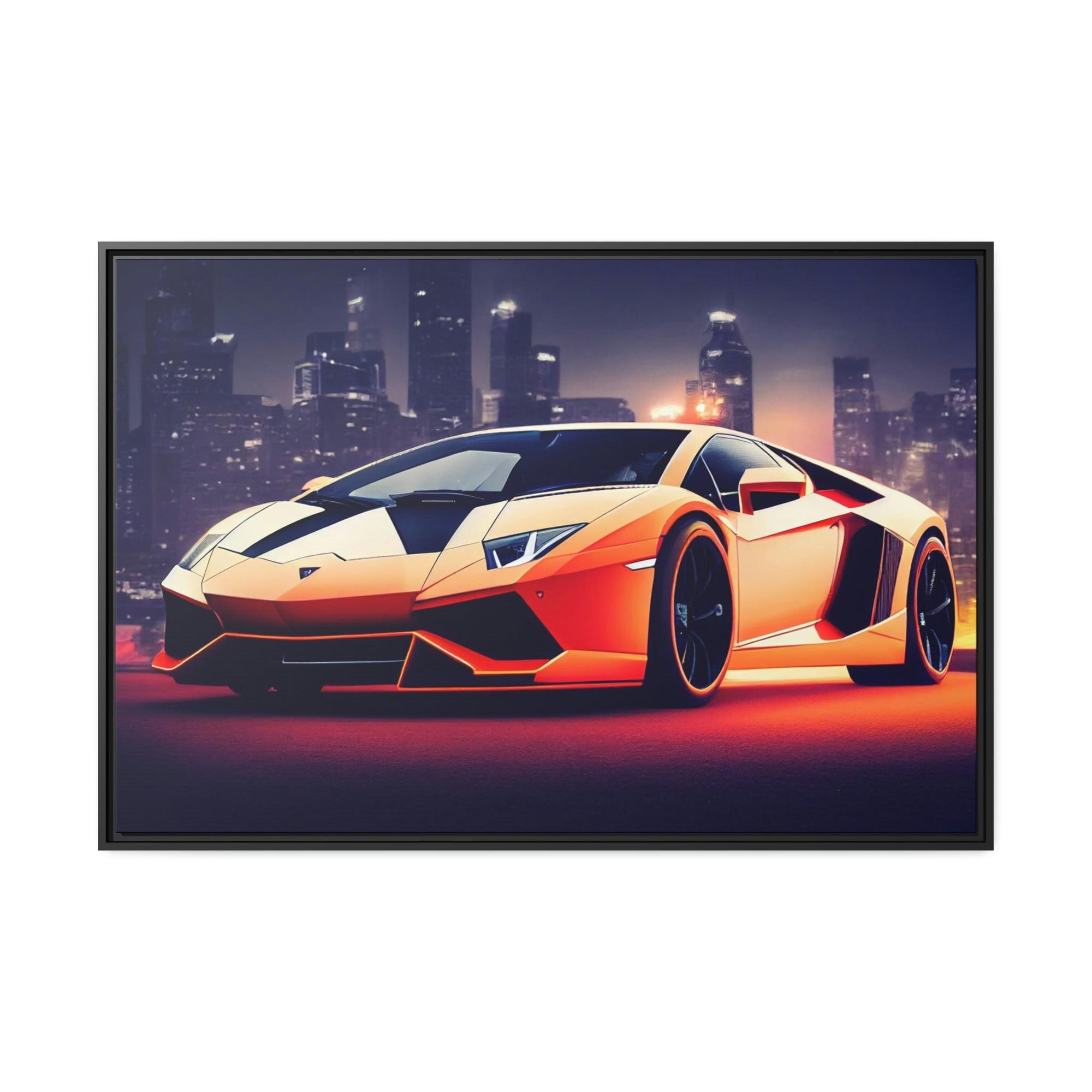 Lamborghini Icon of Speed: Lamborghini on Canvas & Poster for Automotive Art Collectors