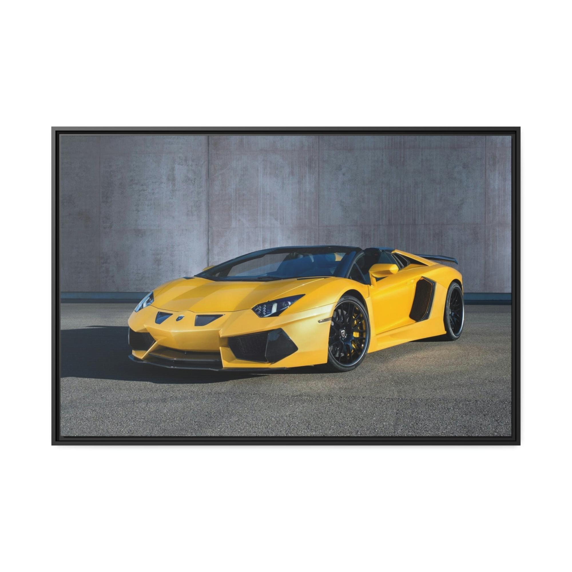 Lamborghini The Majesty of Lamborghini: Striking Print on Natural Canvas & Poster