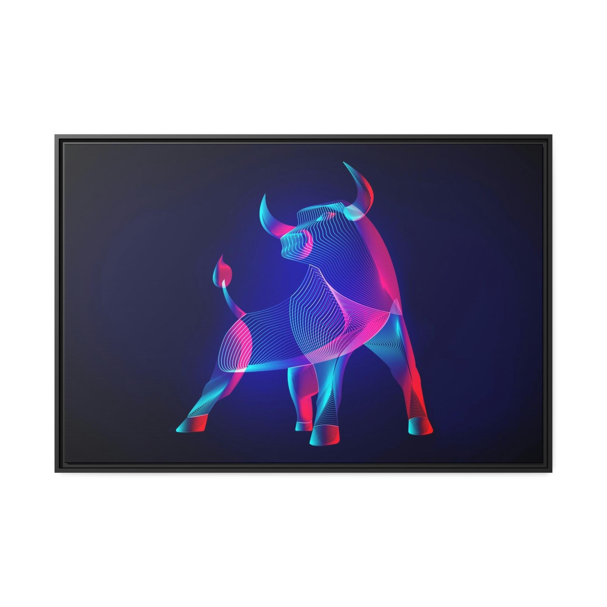 Neon Enchanted Expressions: Premium Canvas Prints for Exquisite Neon-themed Wall Decor