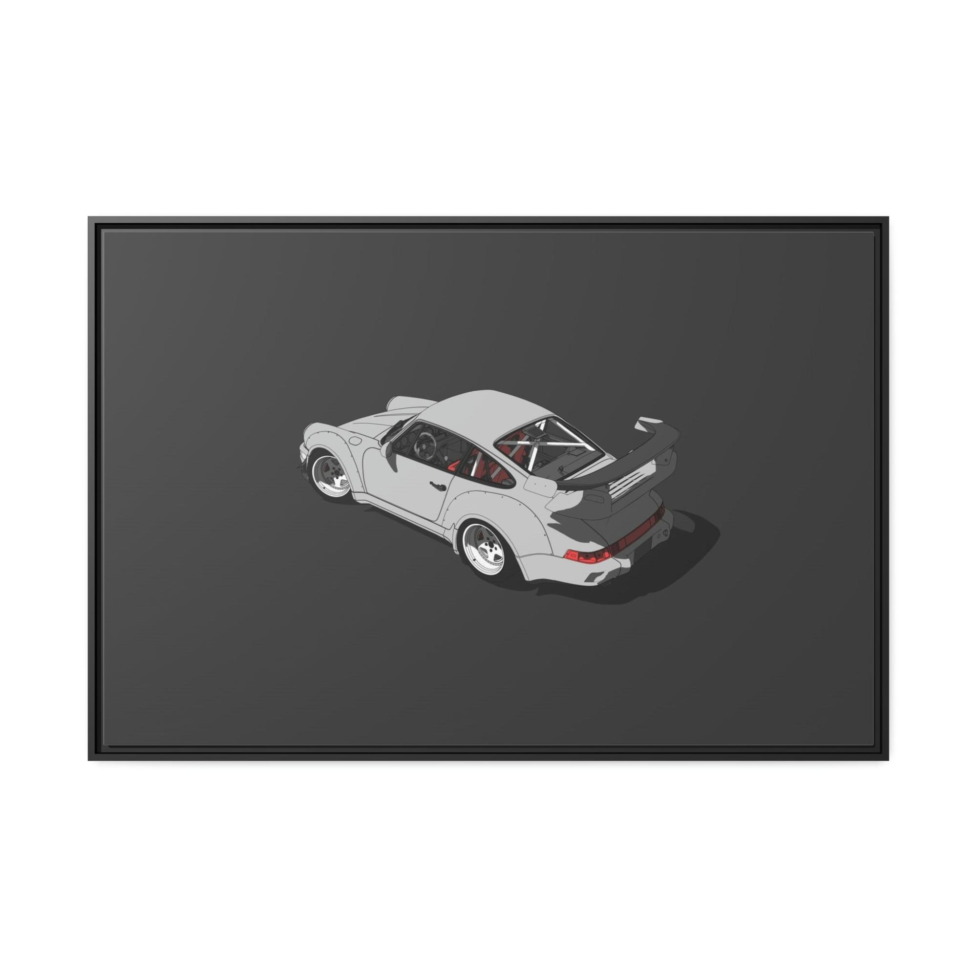 Porsche Porsche's Speed and Style: Natural Canvas & Poster Print Set