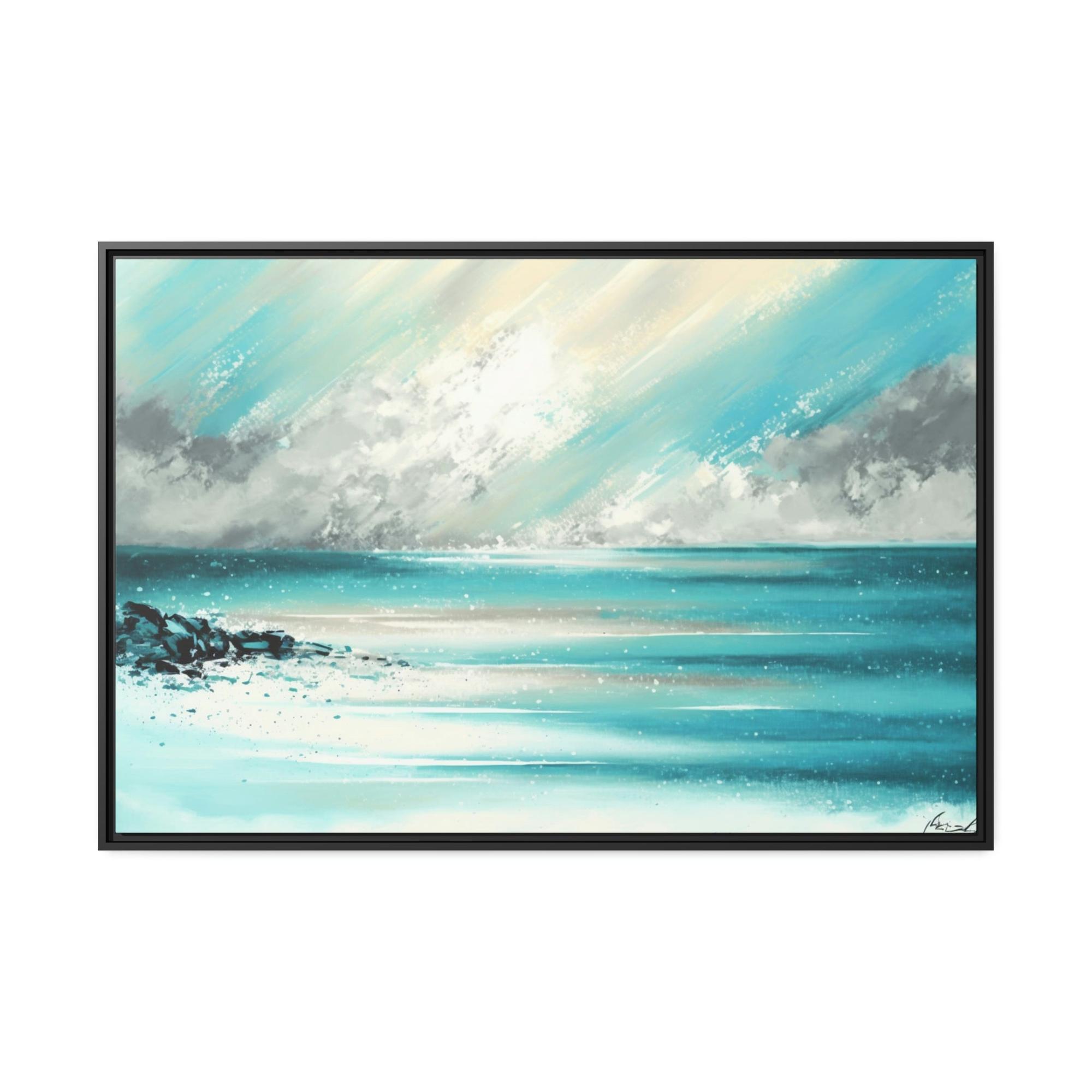 Abstract Coastal Coastal Dreams: Canvas & Poster Print of Abstract Ocean Art