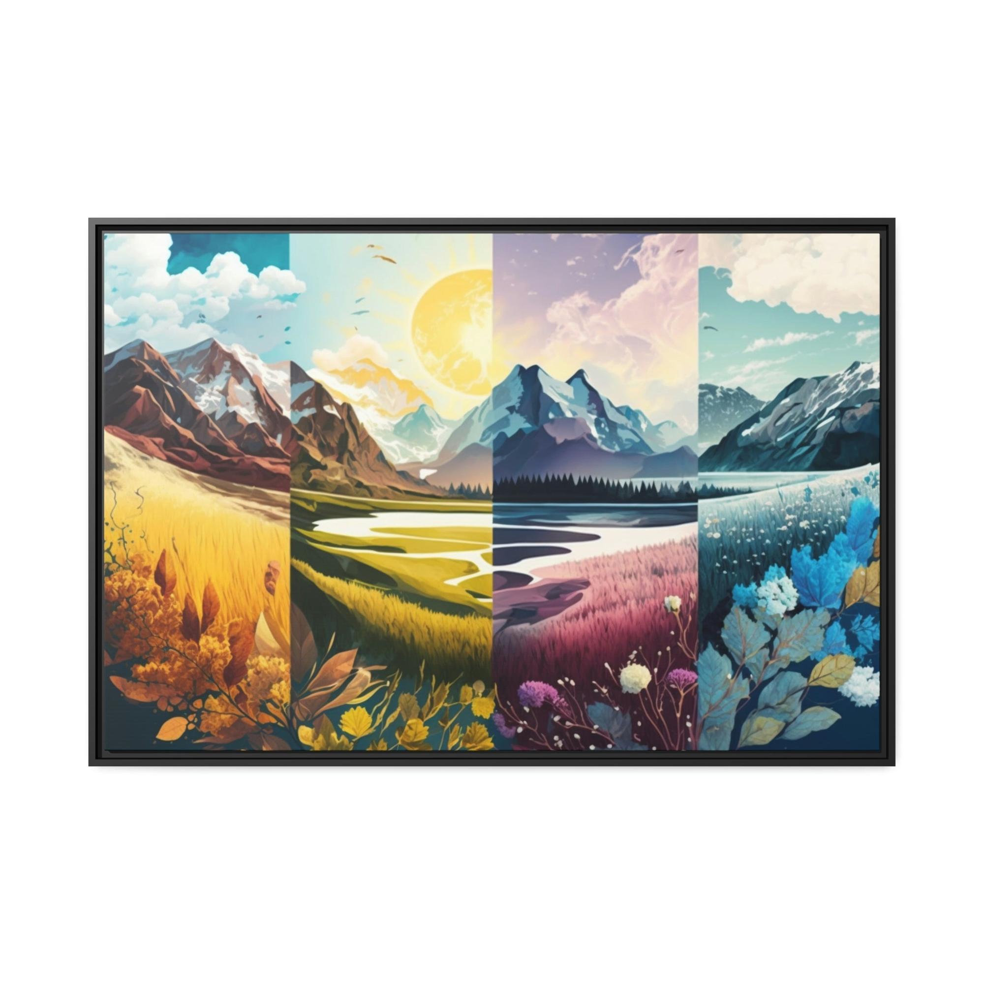 Seasons Seasonal Reverie: A Canvas of Nature's Dreamlike States and Transitions