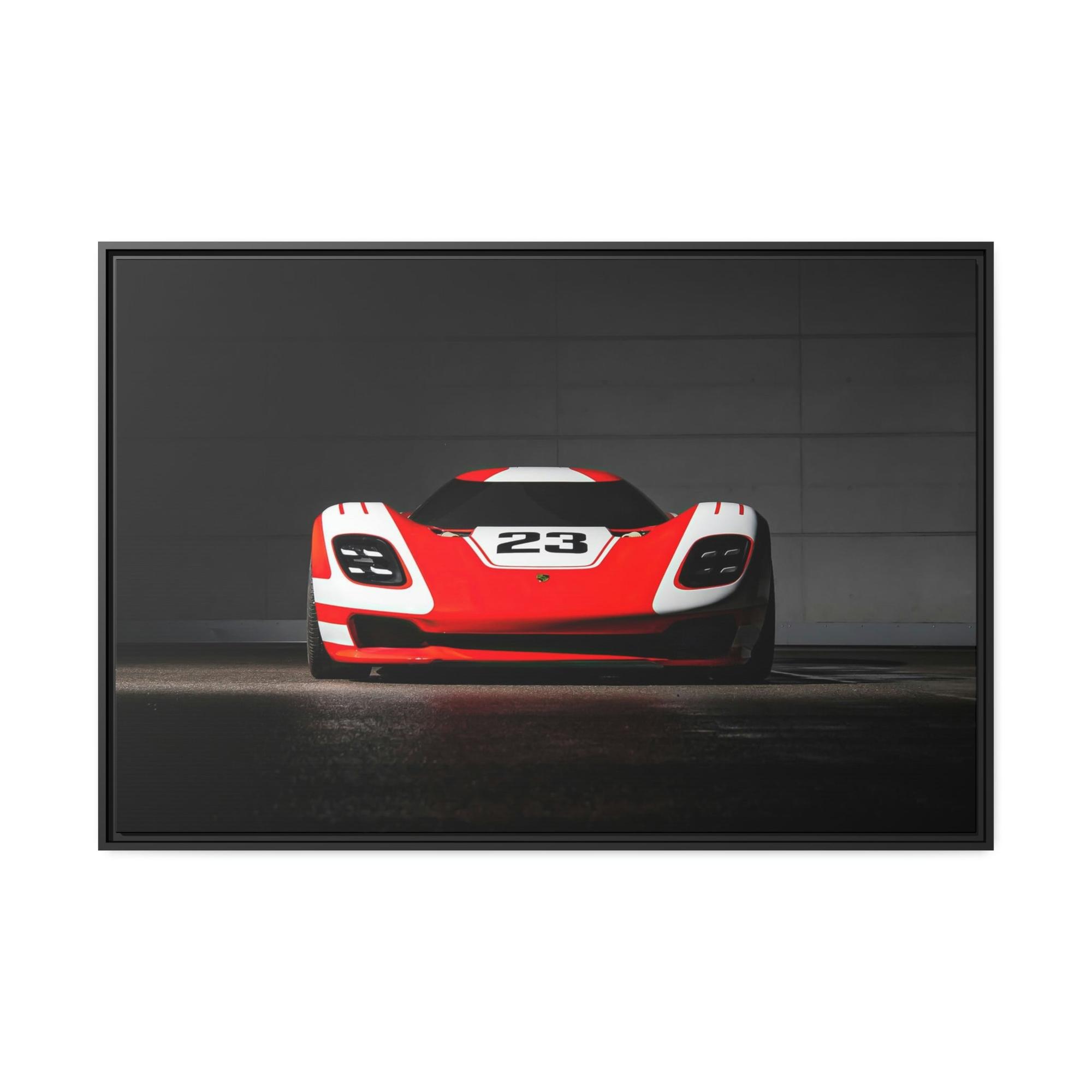 Porsche Speed and Beauty: Natural Canvas and Framed Prints of Porsche Sports Cars