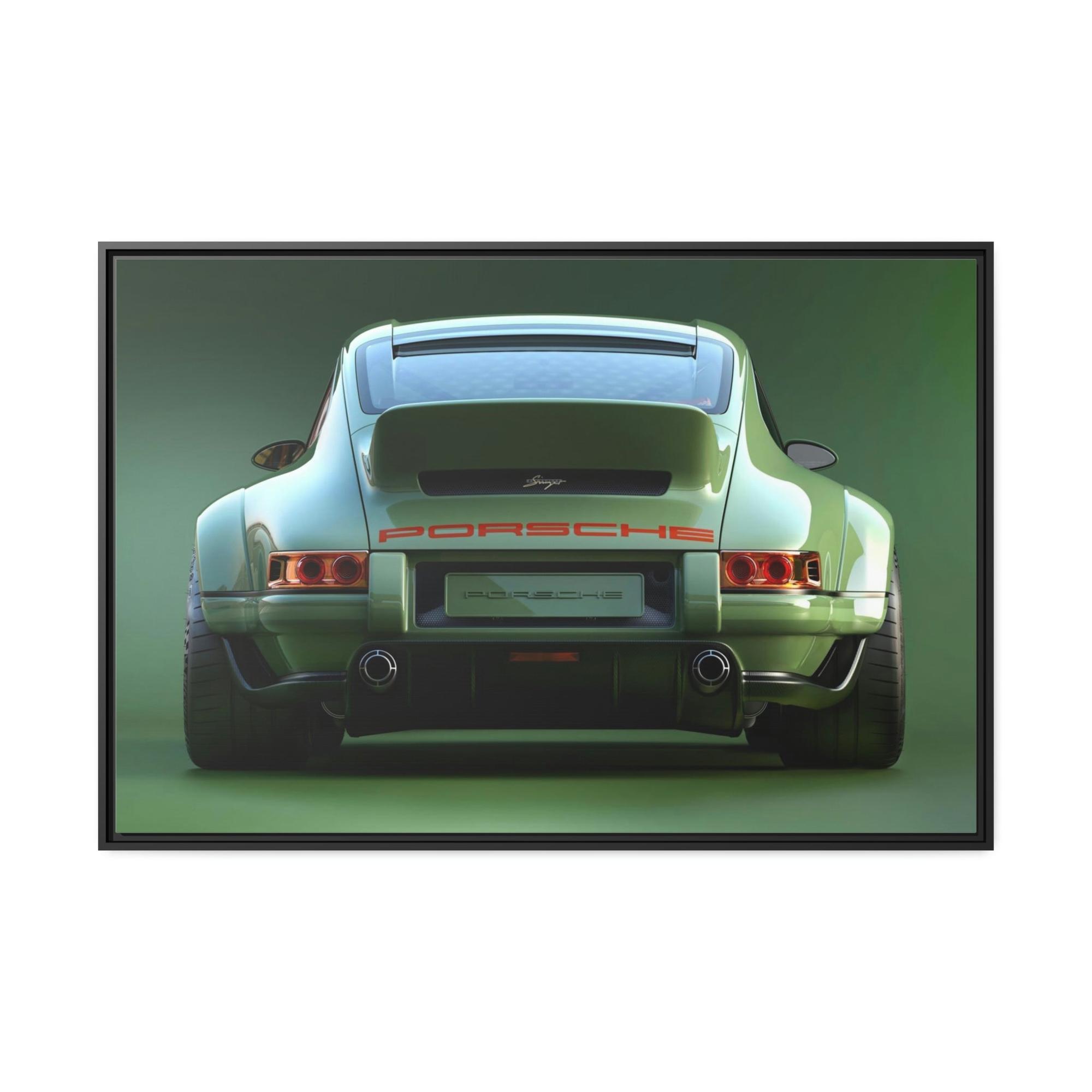 Porsche Porsche's Timeless Elegance: Wall Art Print on Natural Canvas