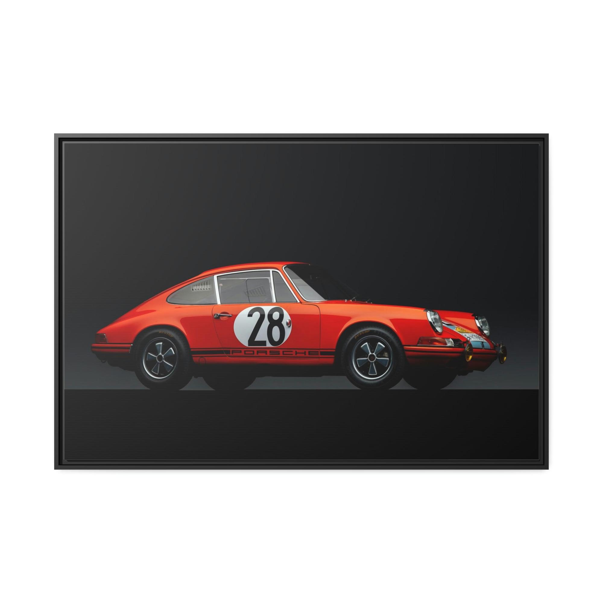 Porsche Iconic Porsche: A High-Quality Print on Canvas for Fans of Classic Cars
