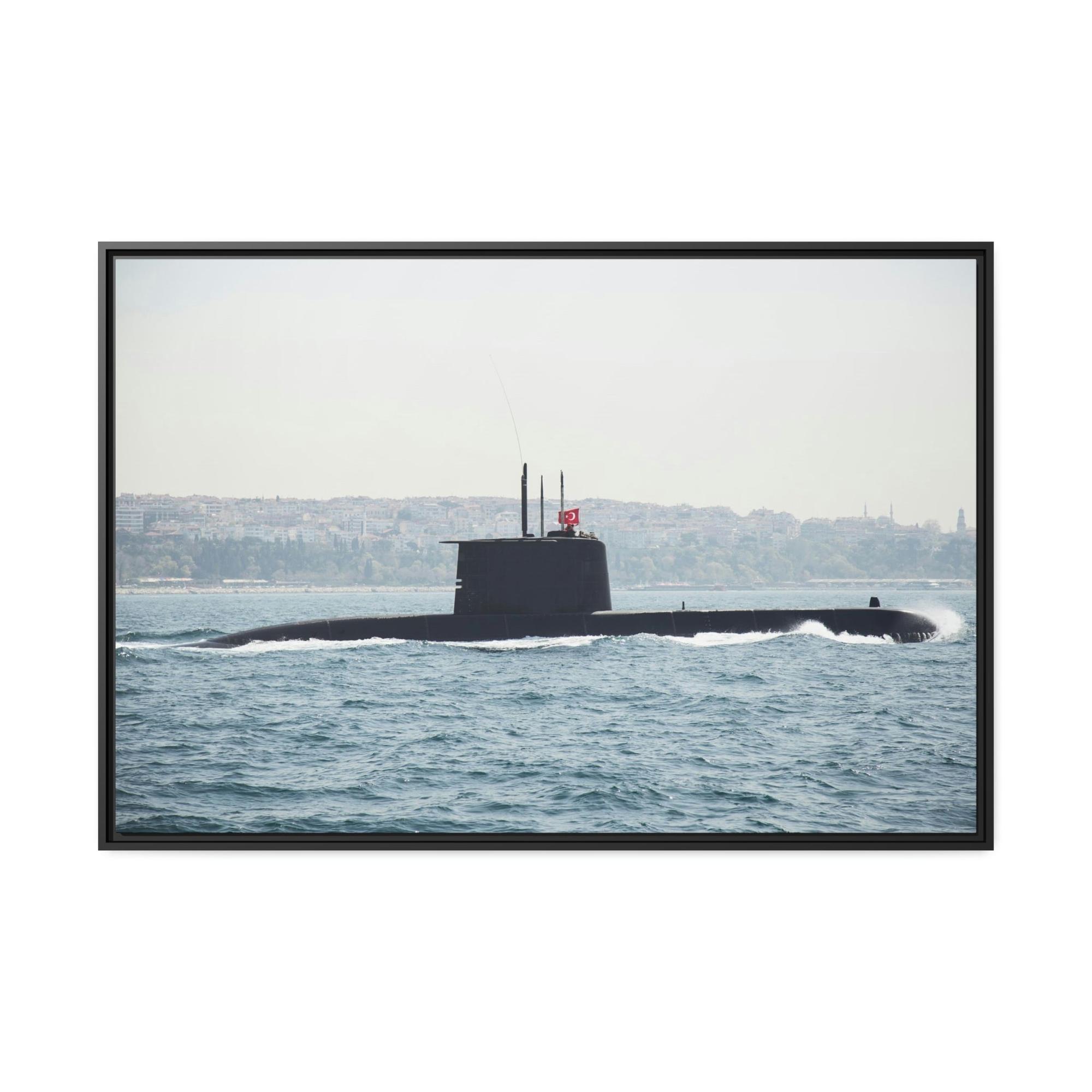 undefined Submarines and the Blue Horizon: A Vision of the Ocean's Majesty
