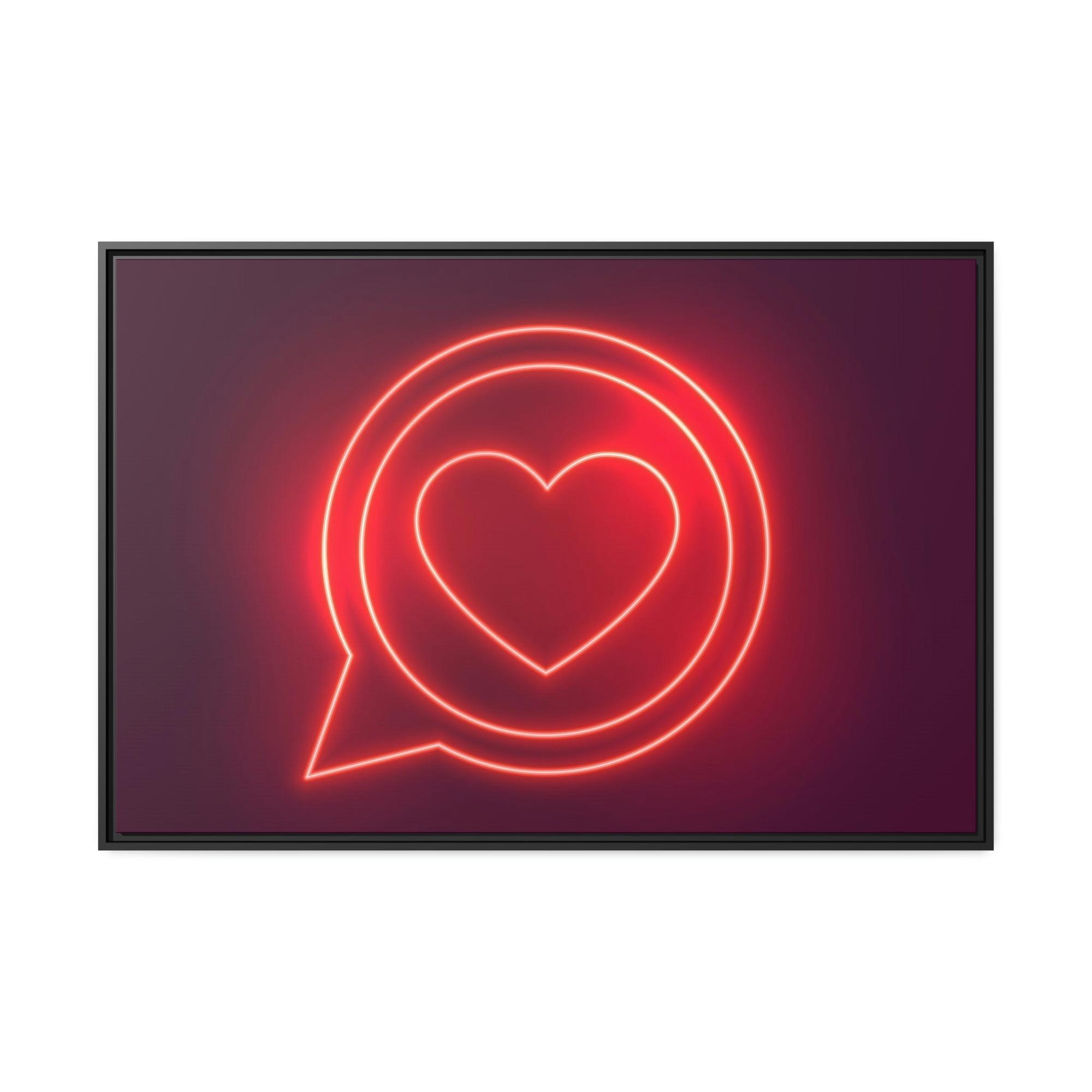 Neon Illuminated Inspiration: Neon-themed Wall Art Prints on High-Quality Canvas
