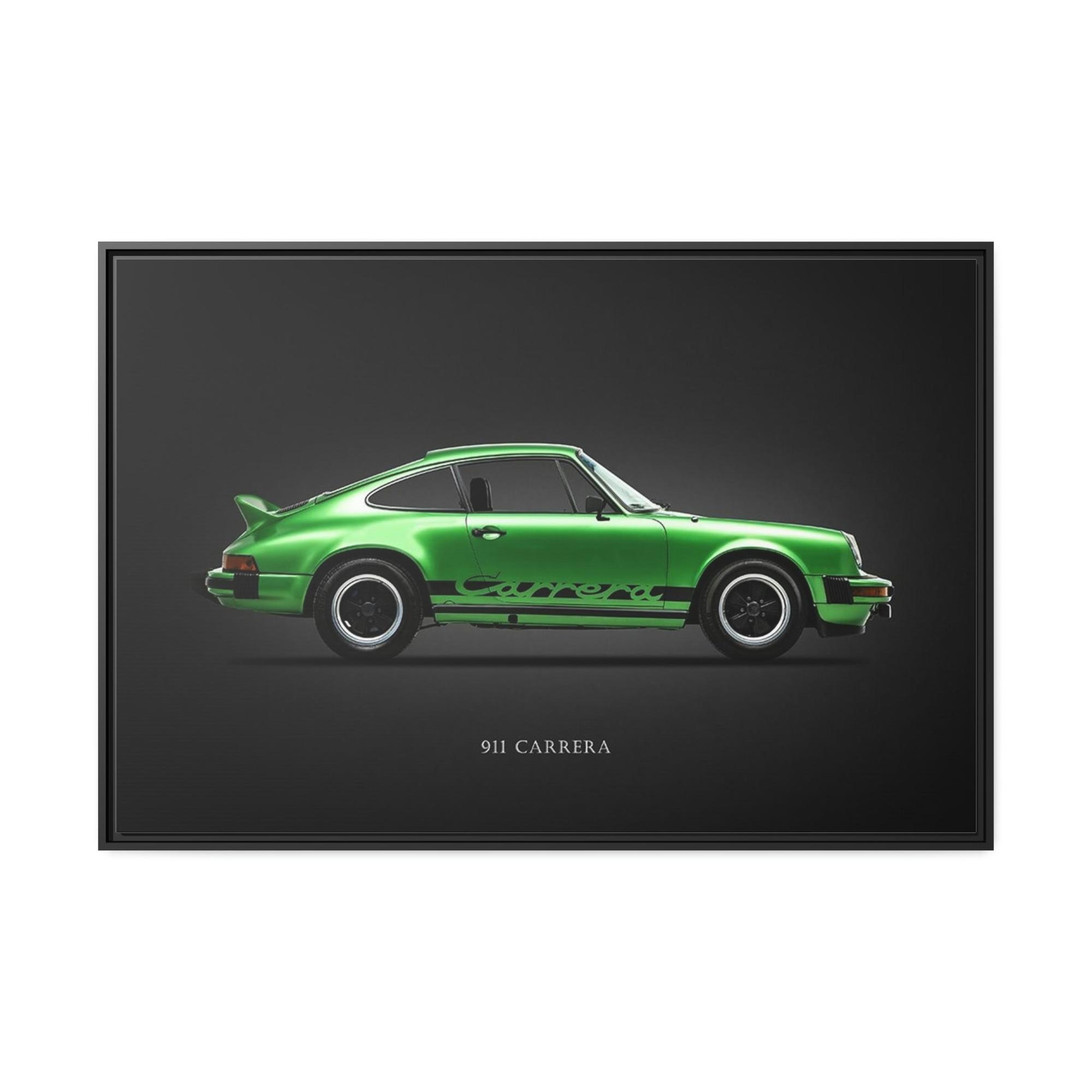Porsche Natural Canvas Porsche Print: Elegant Wall Art for Car Collectors