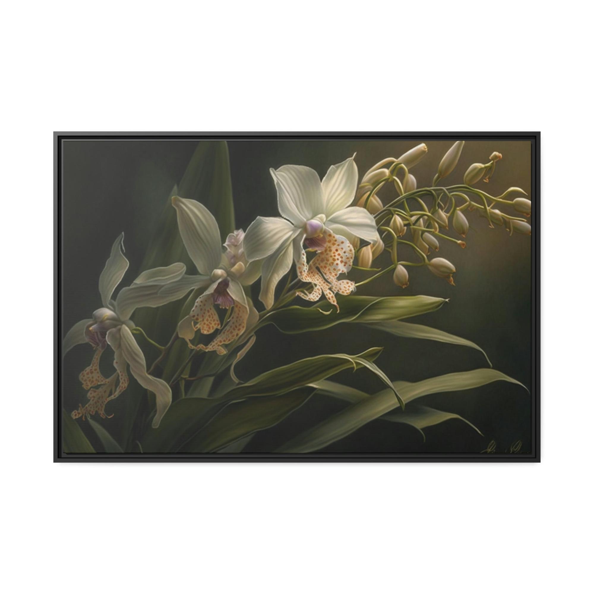 Orchids Exotic Blooms: Orchids on Canvas