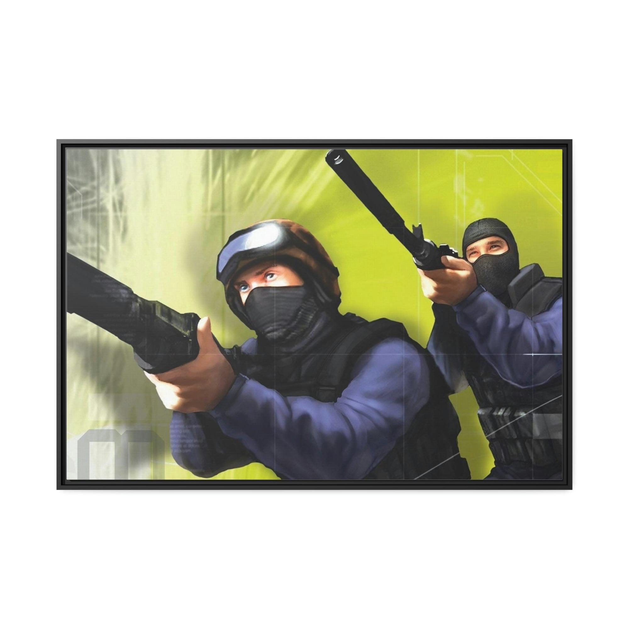 Counter Strike Virtual Heroes: Captivating Counter Strike Print on Canvas & Poster