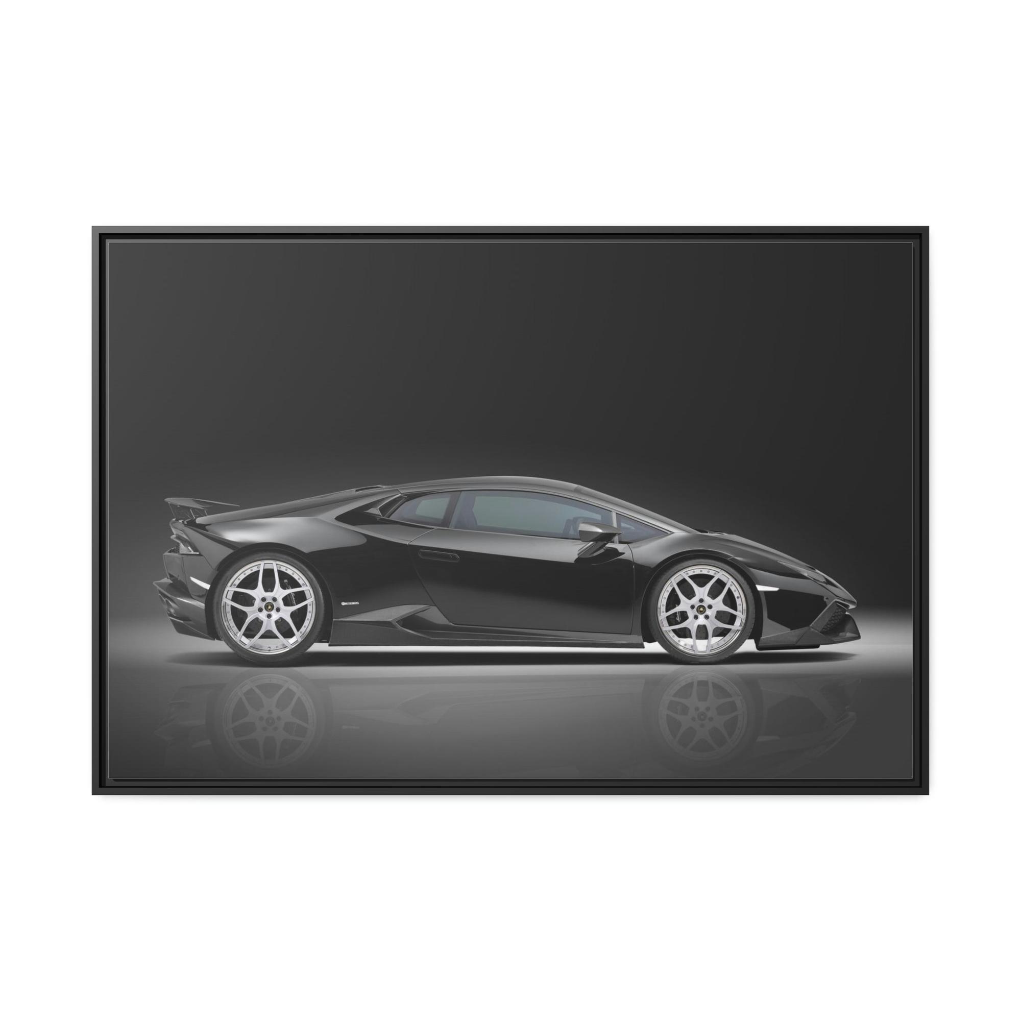 Lamborghini Artistic Rendering of a Lamborghini: Print on Canvas for Car Fans