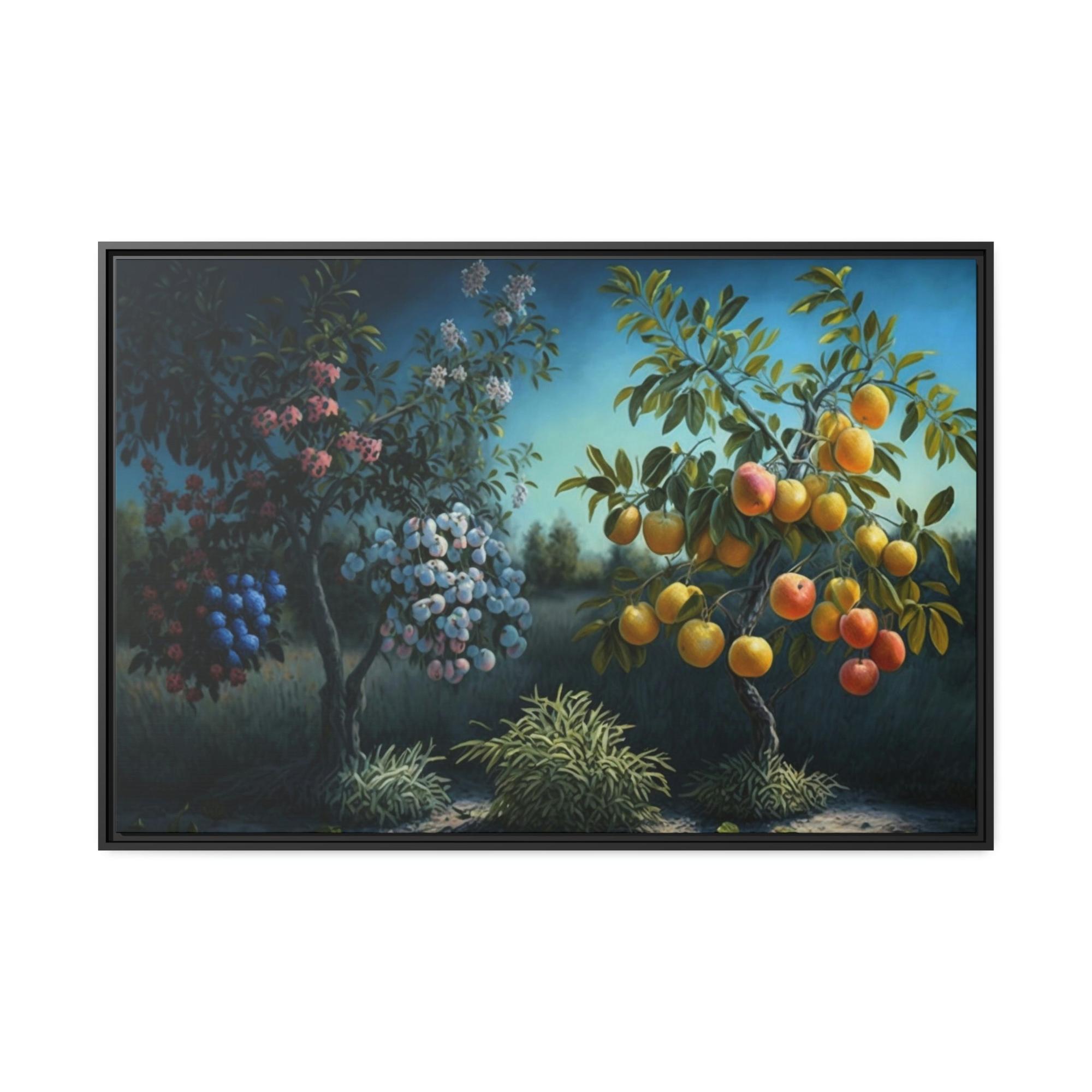 undefined Blossoming Orchard: Fruit Trees Canvas Art