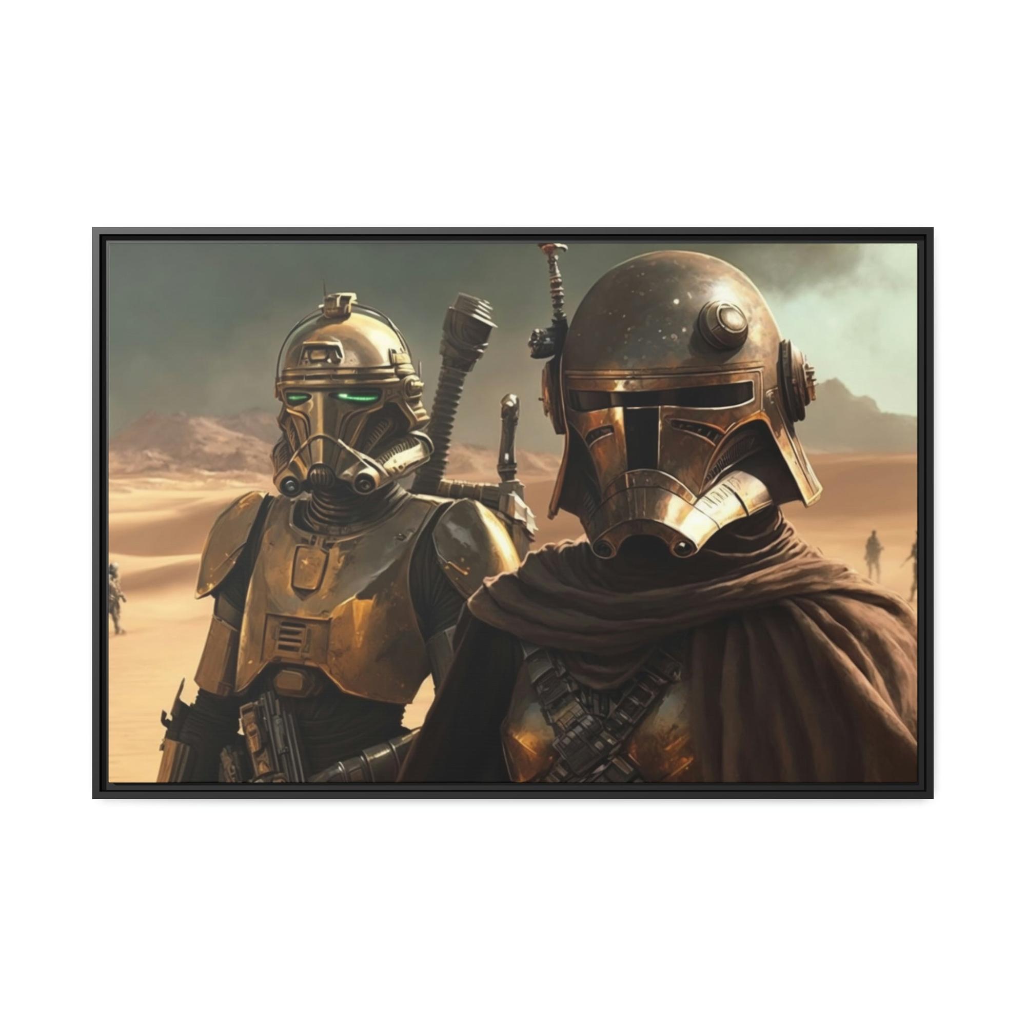 undefined Interstellar Adventure: Print Canvas Art with Star Wars Theme