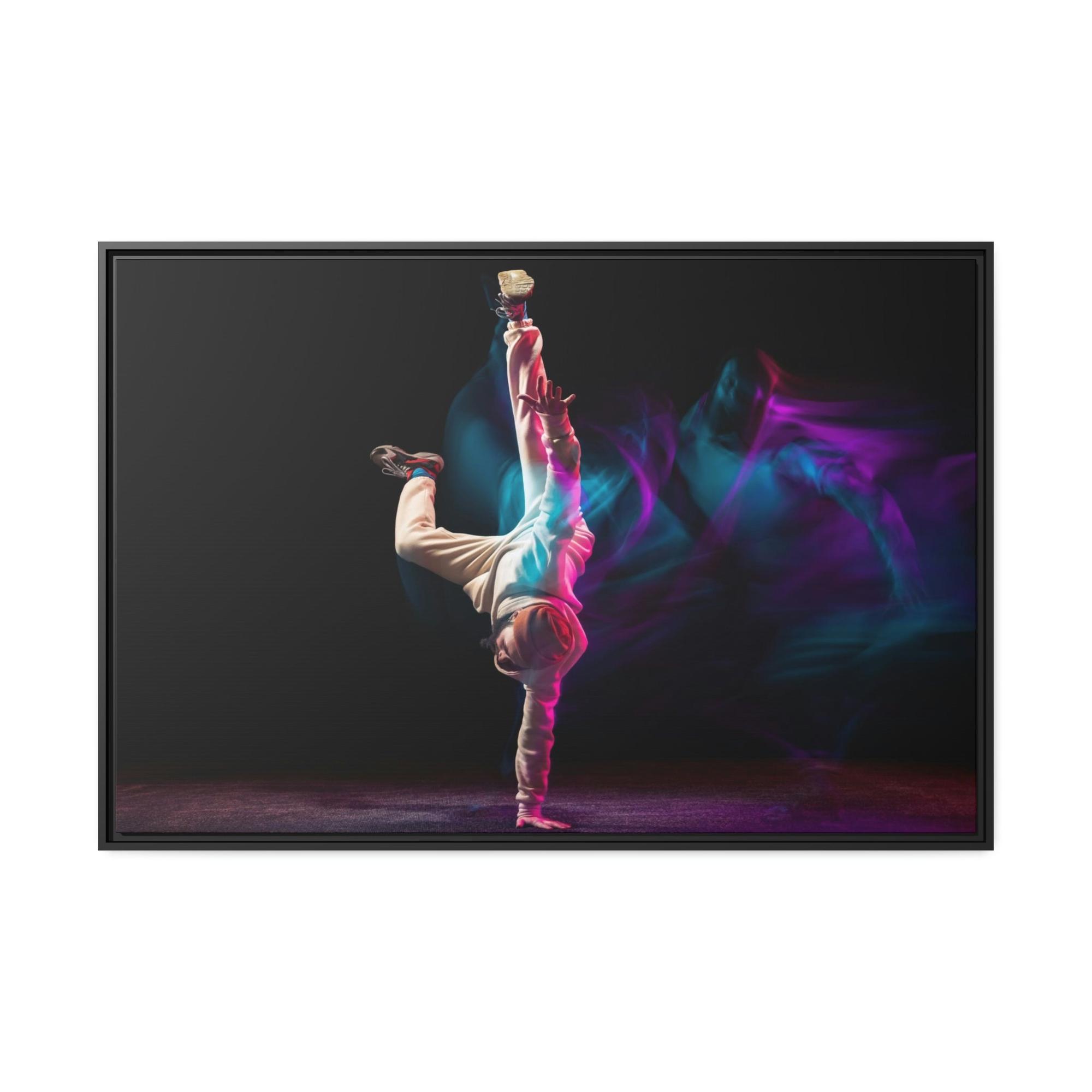 Dance Art of Movement: Natural Canvas and Framed Poster of Dance Choreography