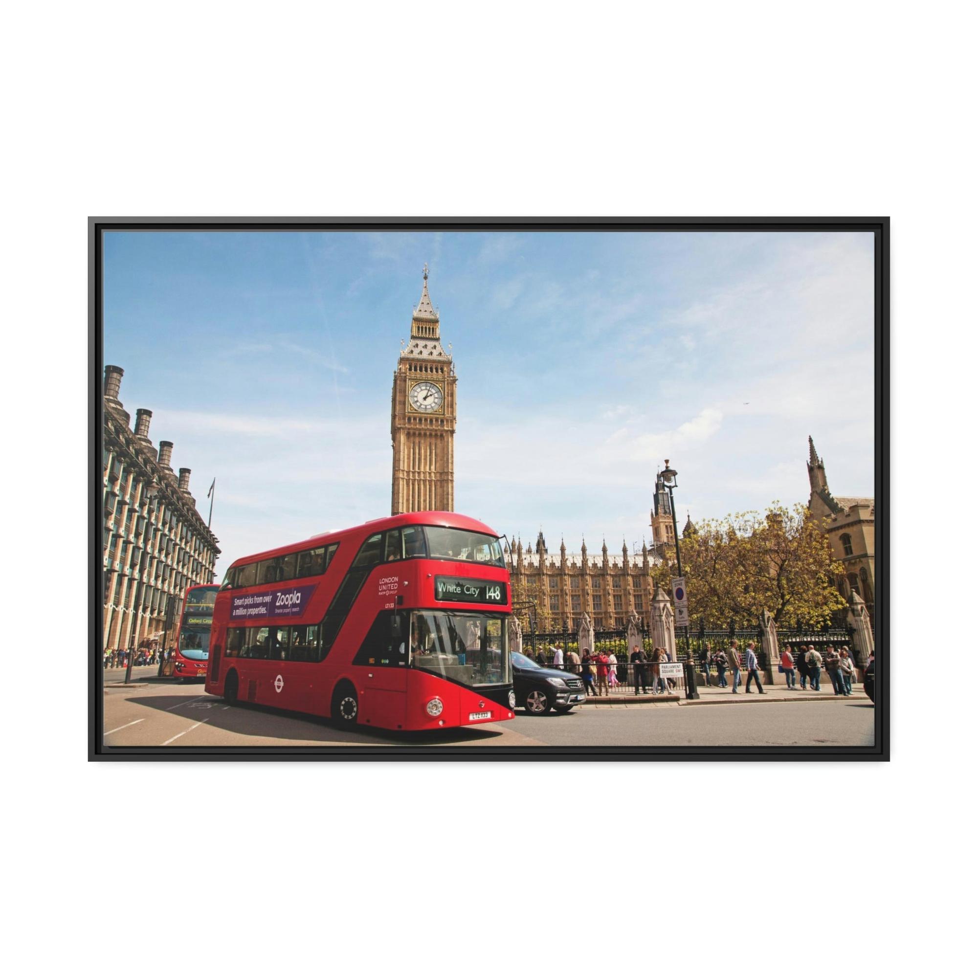 Bus The Artful Voyage: A Bus Journey on Canvas and Print