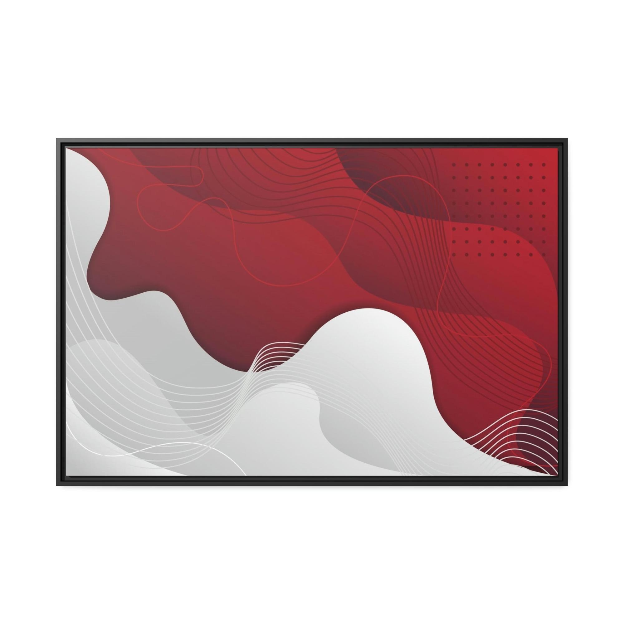 Red Abstract Art The Art of Passion: Red Abstract Art on Framed Canvas and Posters